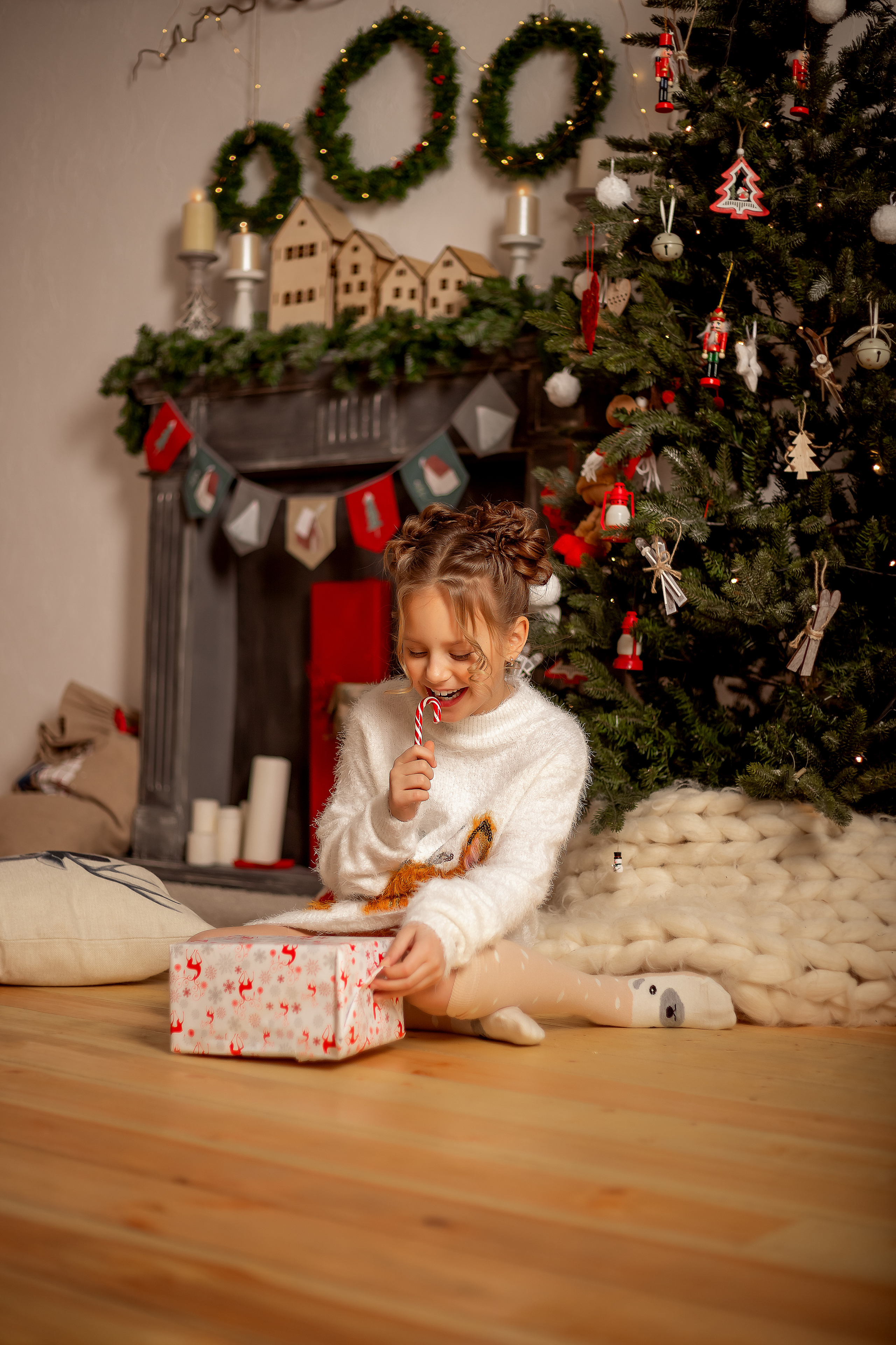 сказочная новогодняя фотосессия в Москве