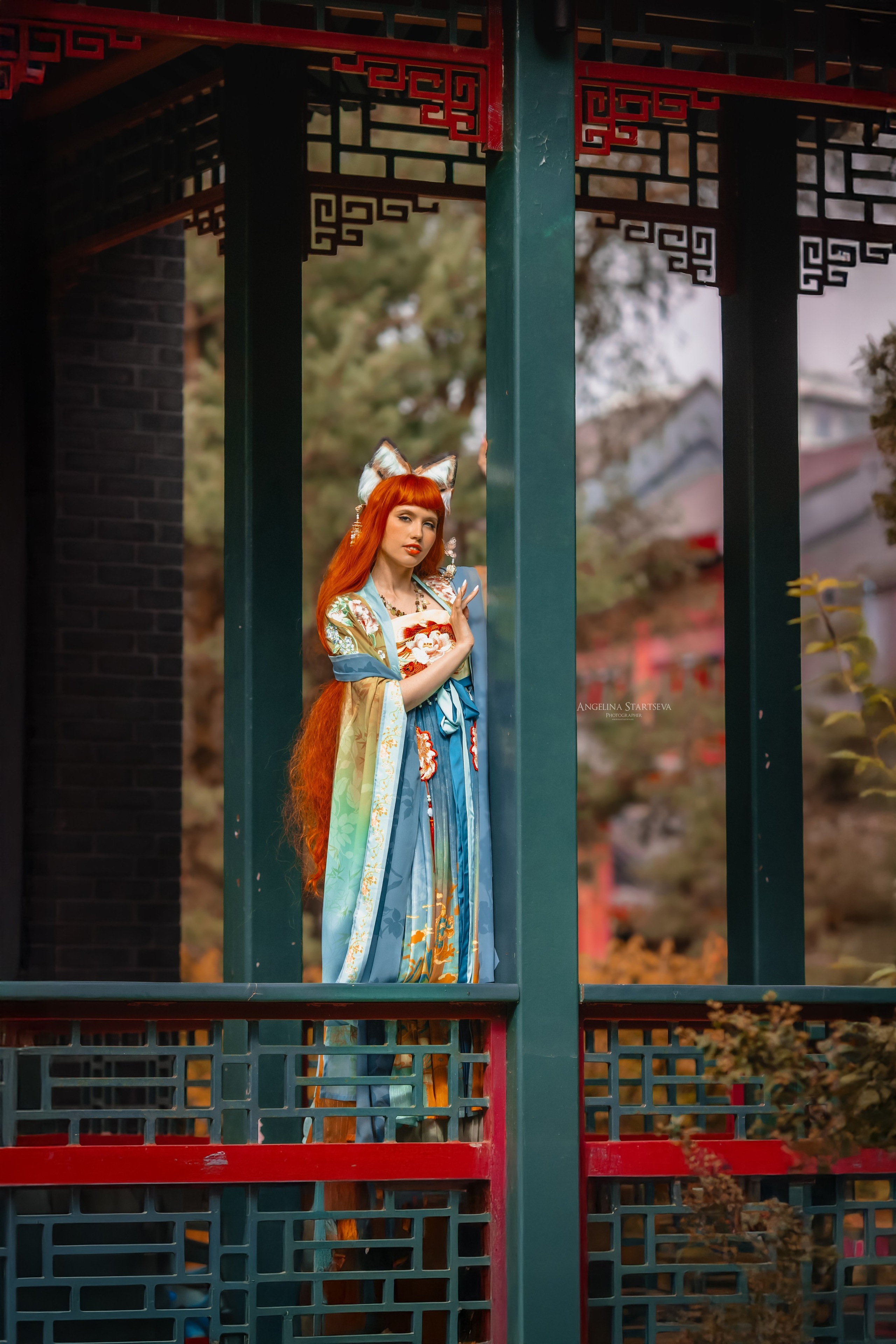 Китайская лиса, Хули-цзин 狐貍精. Сказочный фотограф в русском стиле в Москве Ангелина Старцева | Русский сказки|Фотосесессия в Азиатском стиле
