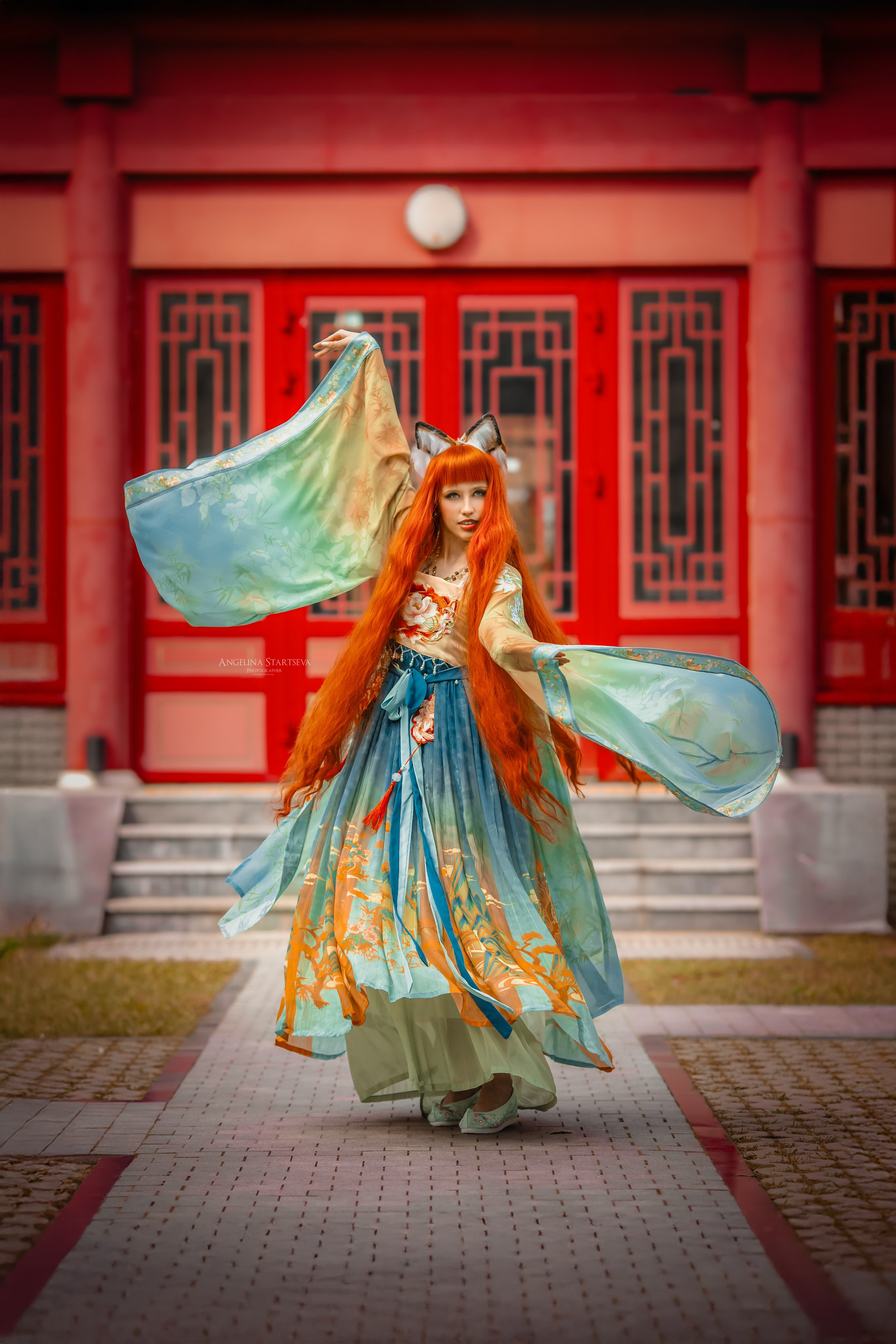 Китайская лиса, Хули-цзин 狐貍精. Сказочный фотограф в русском стиле в Москве Ангелина Старцева | Русский сказки|Фотосесессия в Азиатском стиле