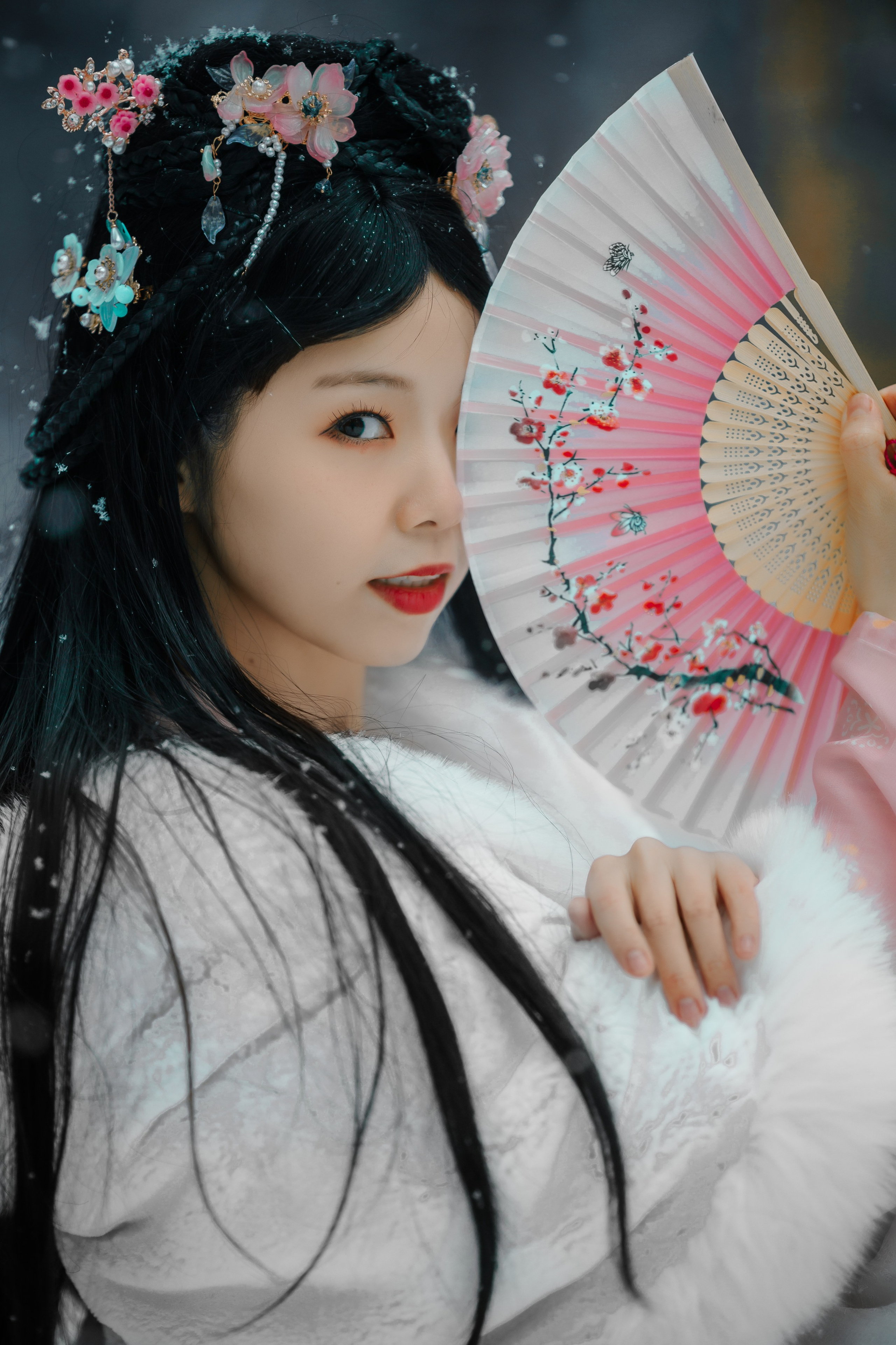 Первый снег, 第一场雪. Сказочный фотограф в русском стиле в Москве Ангелина Старцева | Русский сказки|Фотосесессия в Азиатском стиле