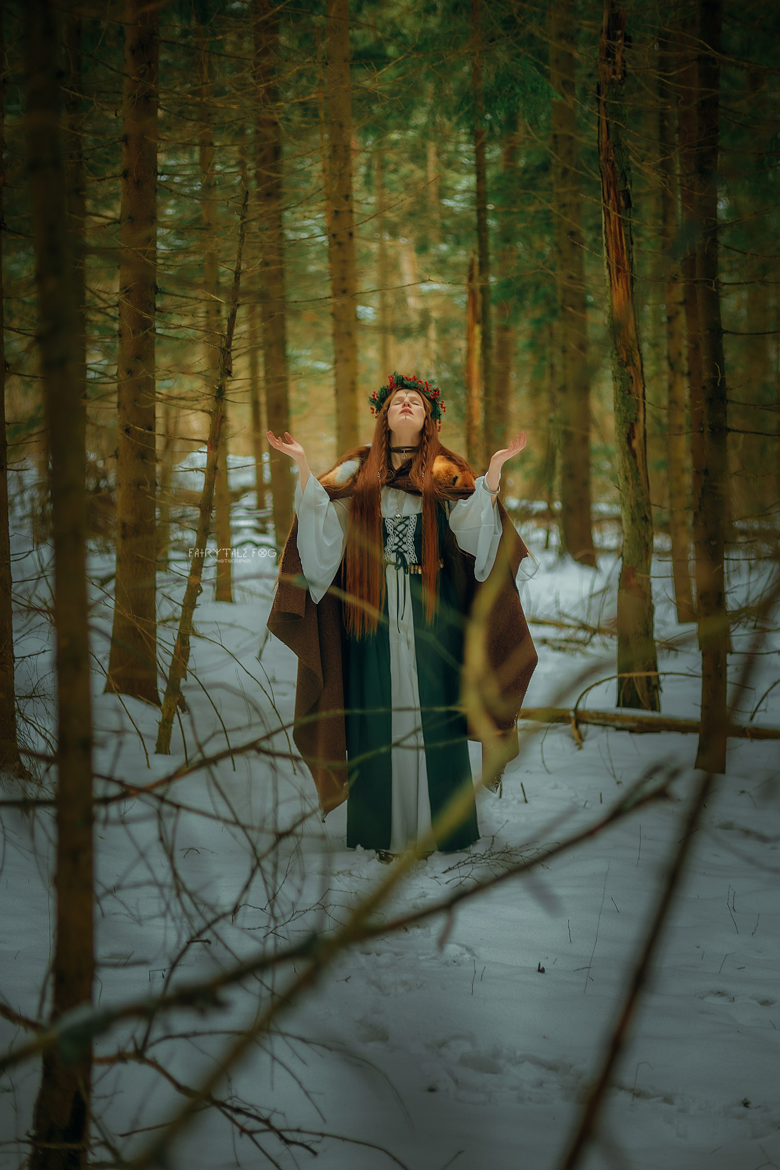 вельва, скандинавская ведьма фотосессия