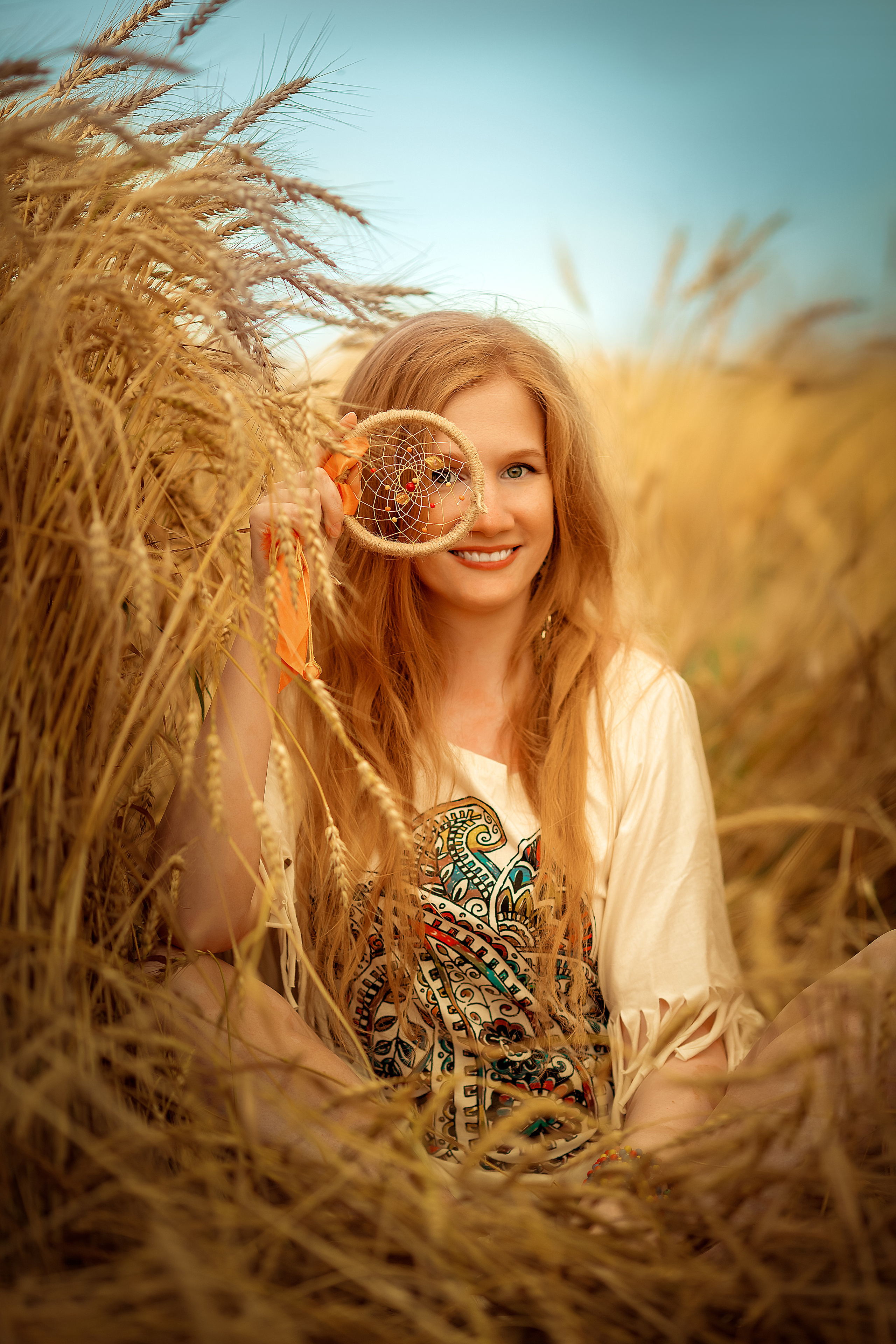 фотосессия в поле  ржи Москва и МО