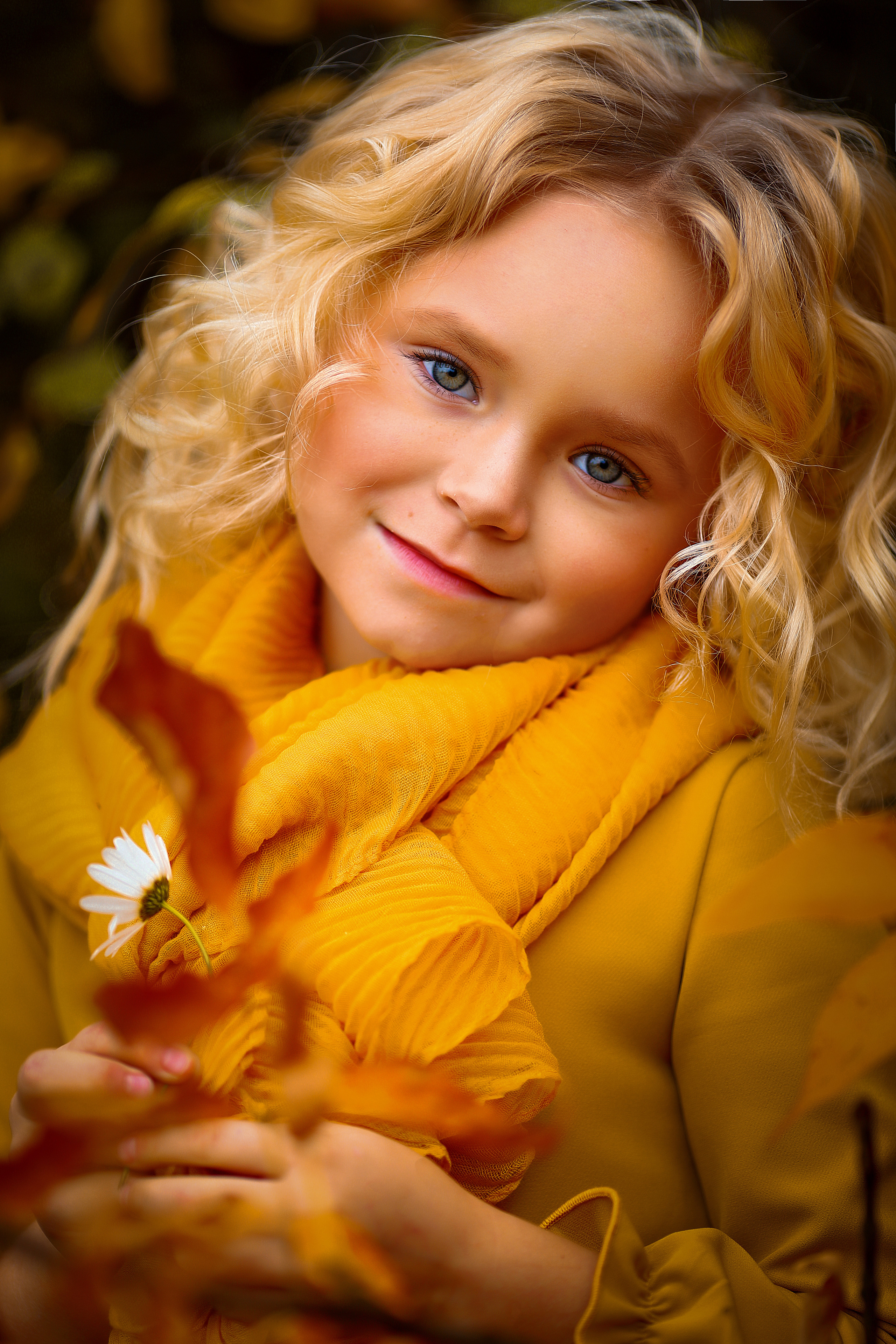 Осенняя  детская фотосессия в Москве и Московской области