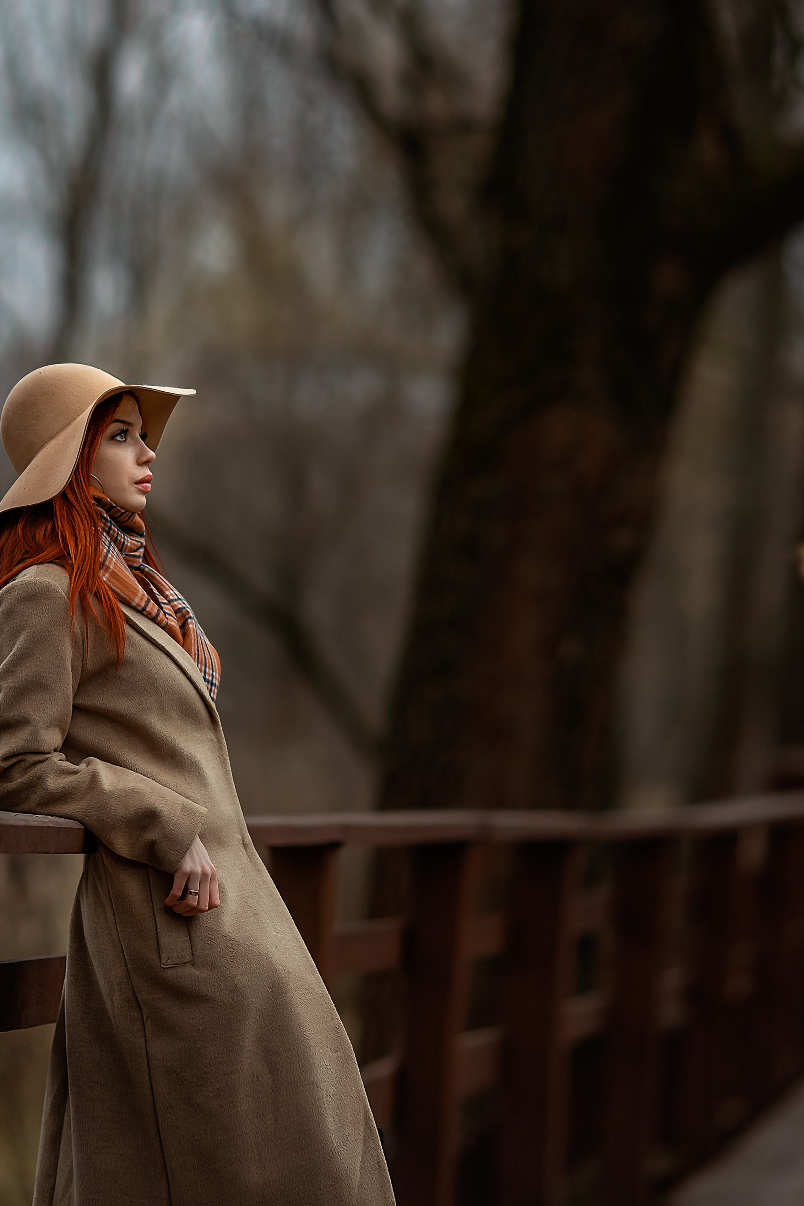 женская осенняя съемка на природе Москва и МО