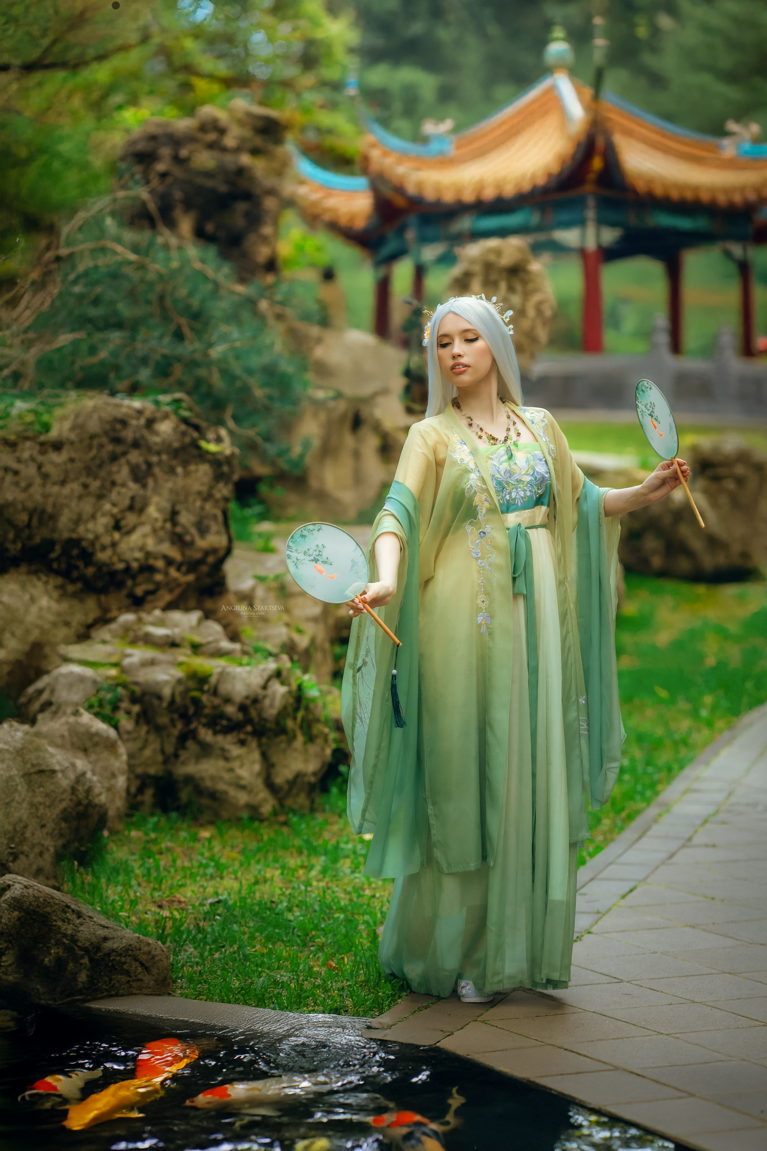 Небожительница, 天人. Сказочный фотограф в русском стиле в Москве Ангелина Старцева | Русский сказки|Фотосесессия в Азиатском стиле
