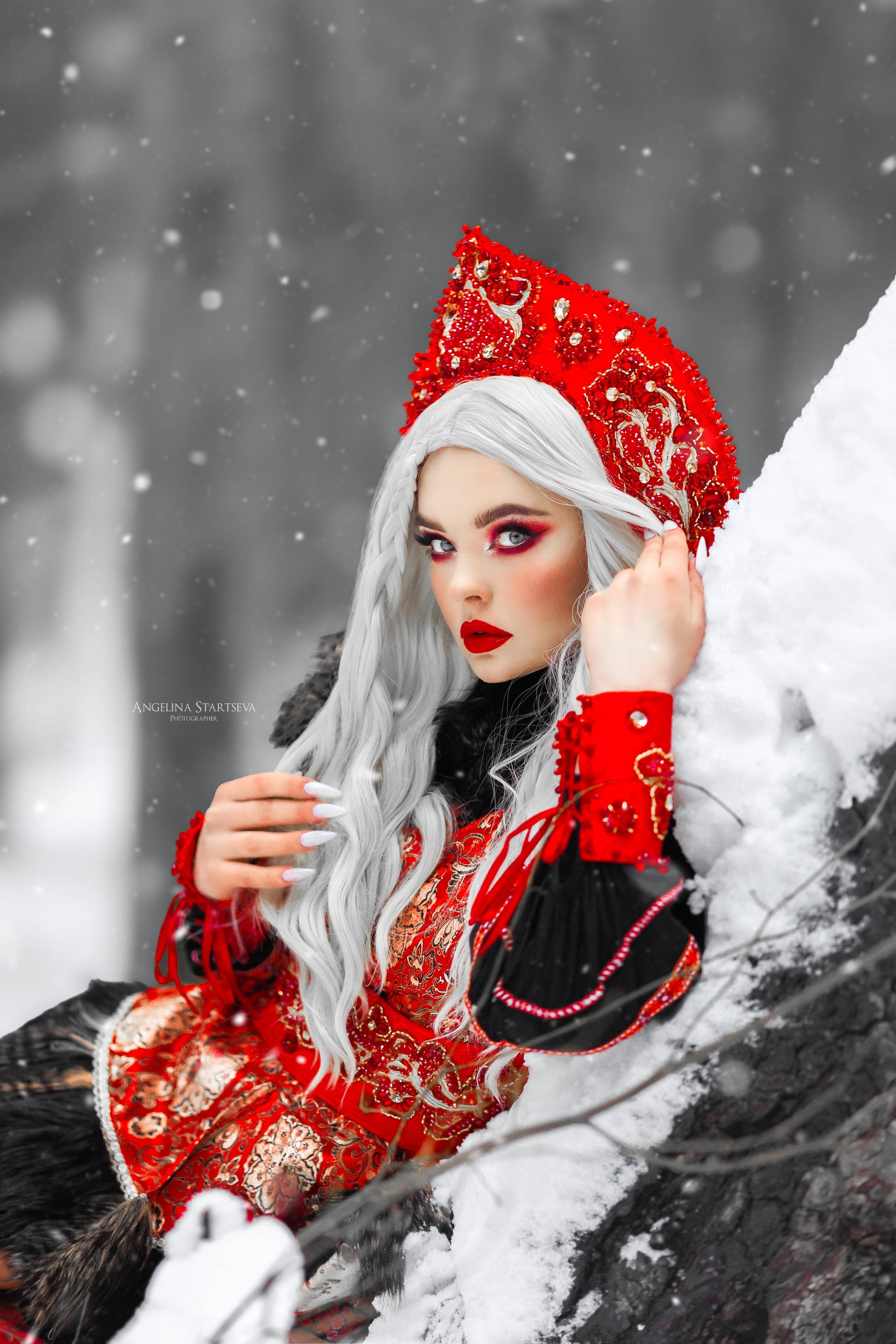 Горицвет. Сказочный фотограф в русском стиле в Москве Ангелина Старцева | Русский сказки|Фотосесессия в Азиатском стиле