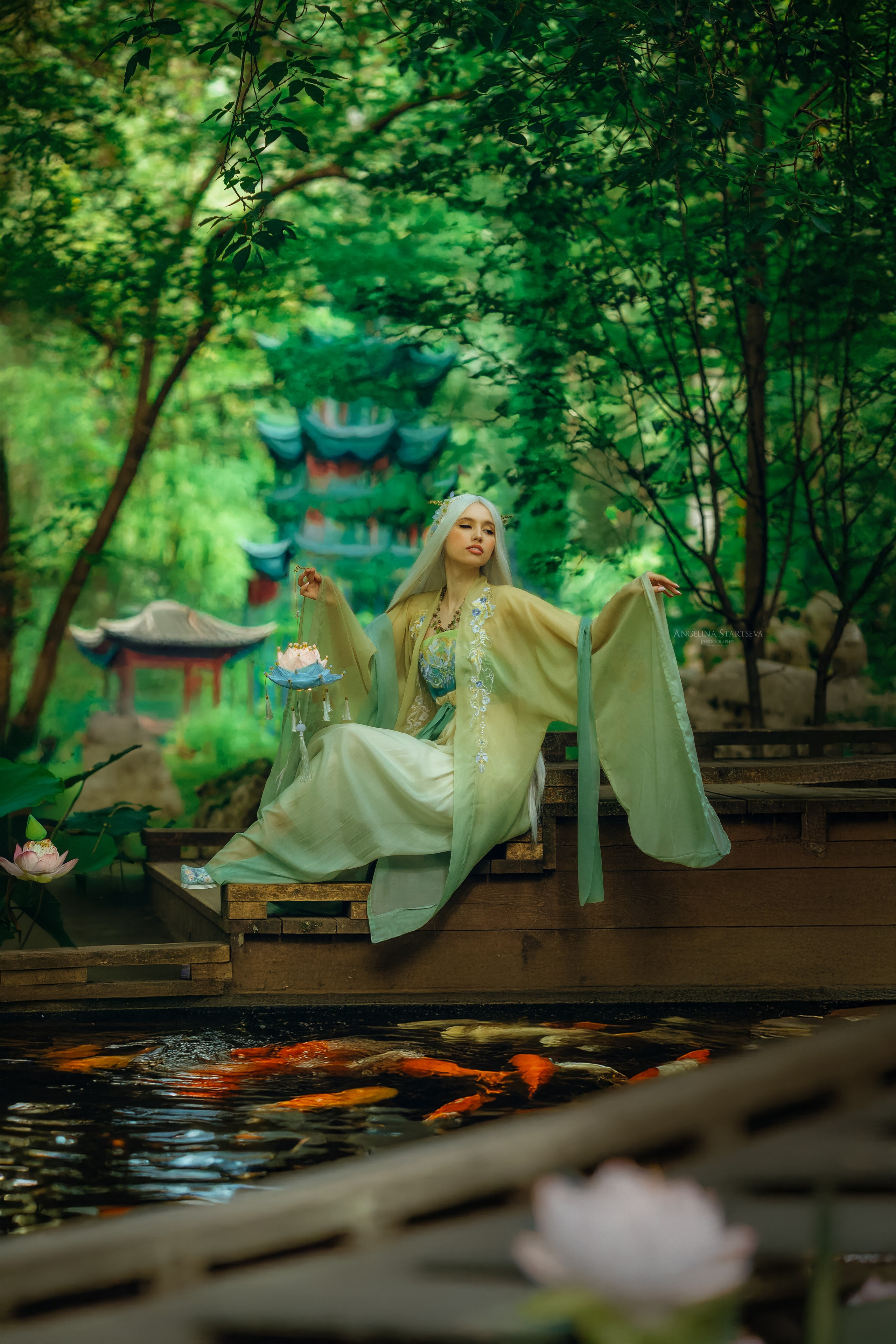 Небожительница, 天人. Сказочный фотограф в русском стиле в Москве Ангелина Старцева | Русский сказки|Фотосесессия в Азиатском стиле