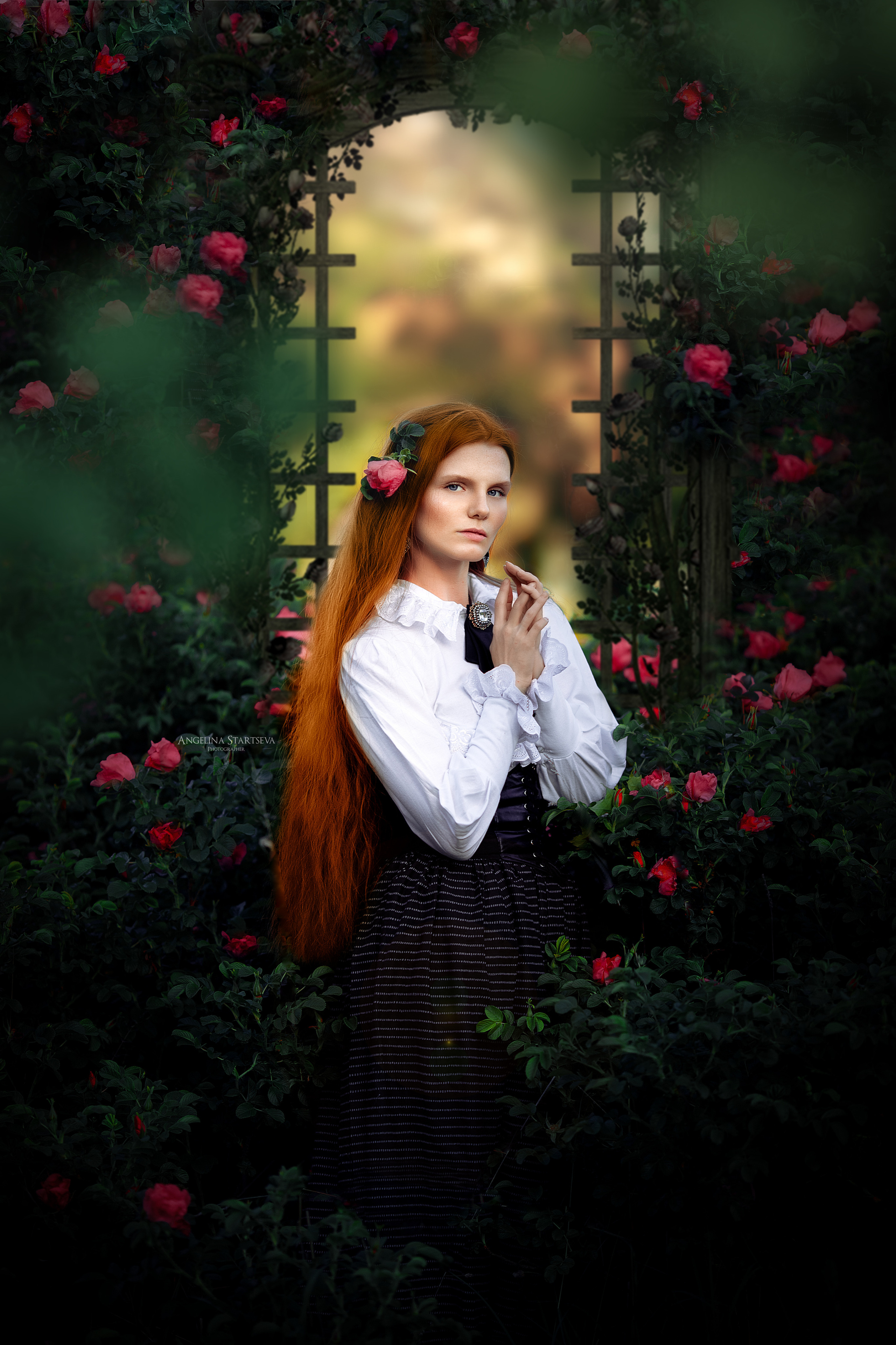 фотосессия в розах Москва и МО