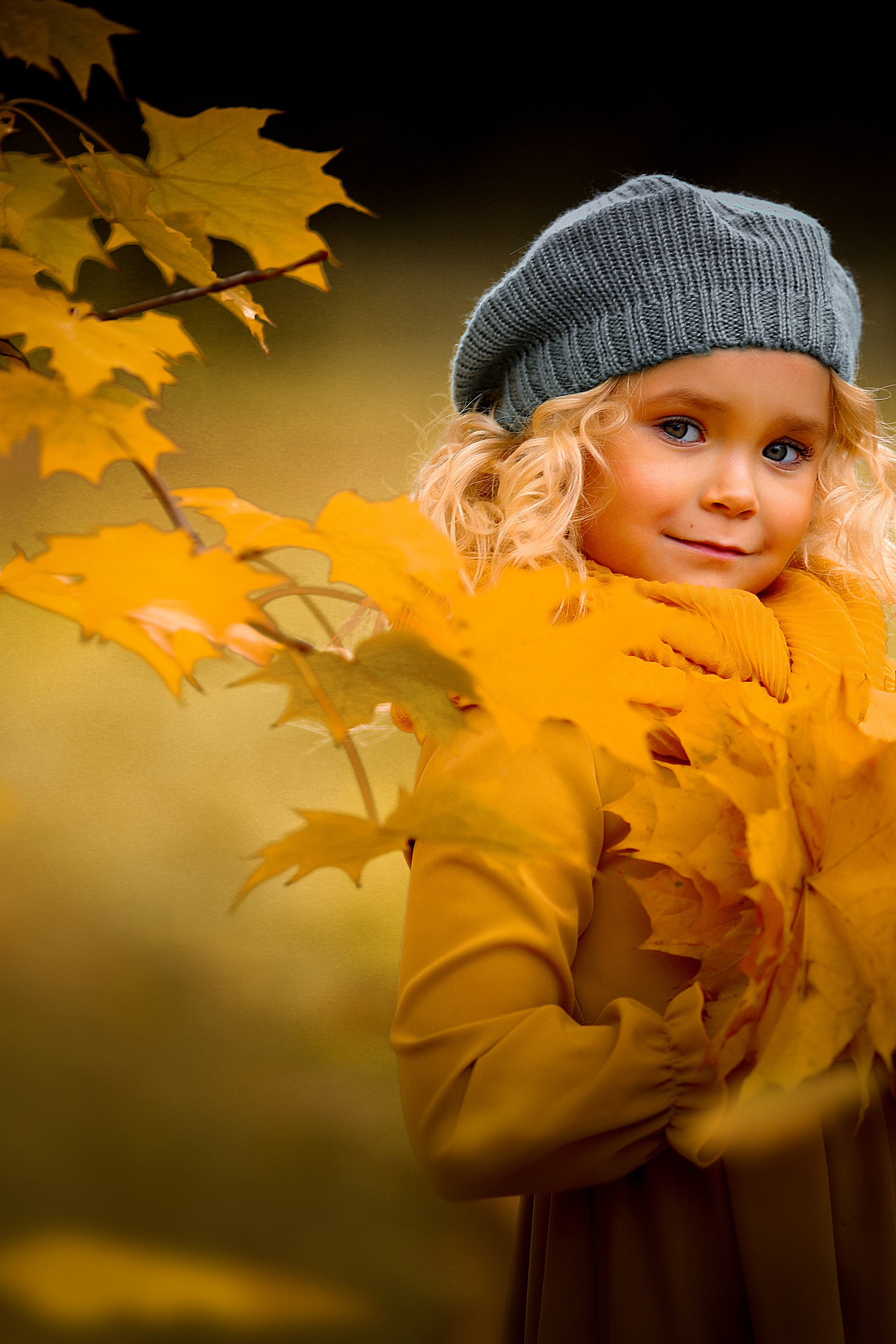 Осенняя  детская фотосессия в Москве и Московской области