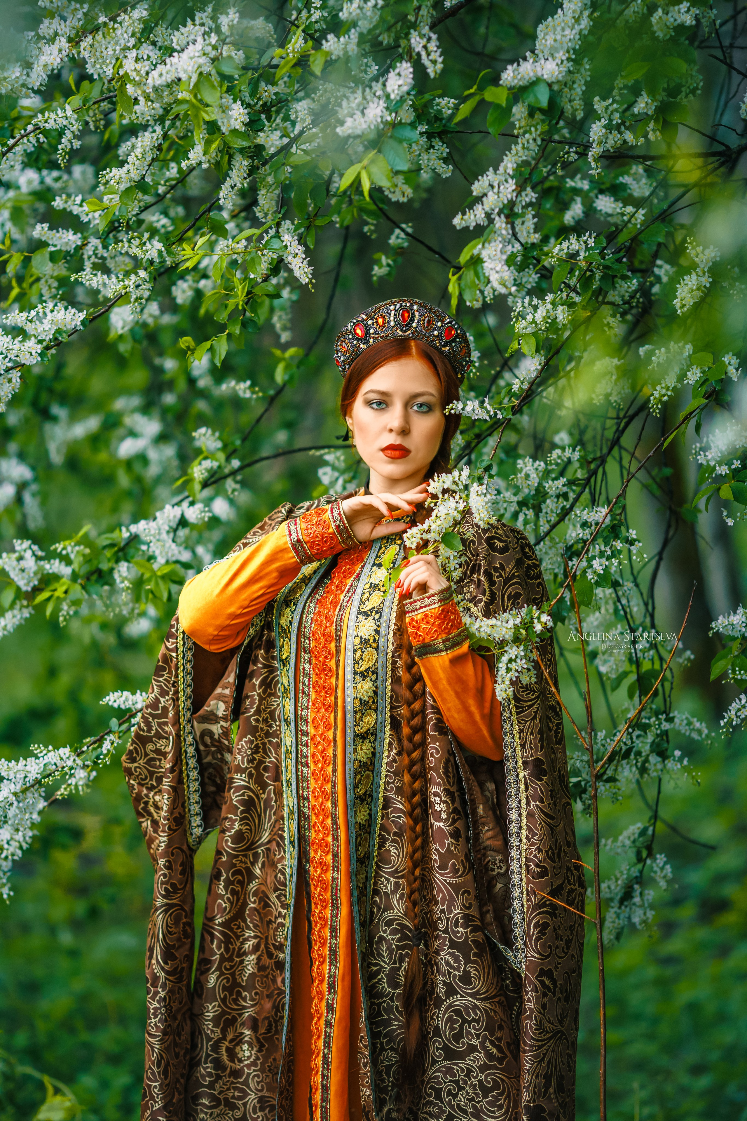 русский кафтан, боярский костюм, фотосессия в русском стиле