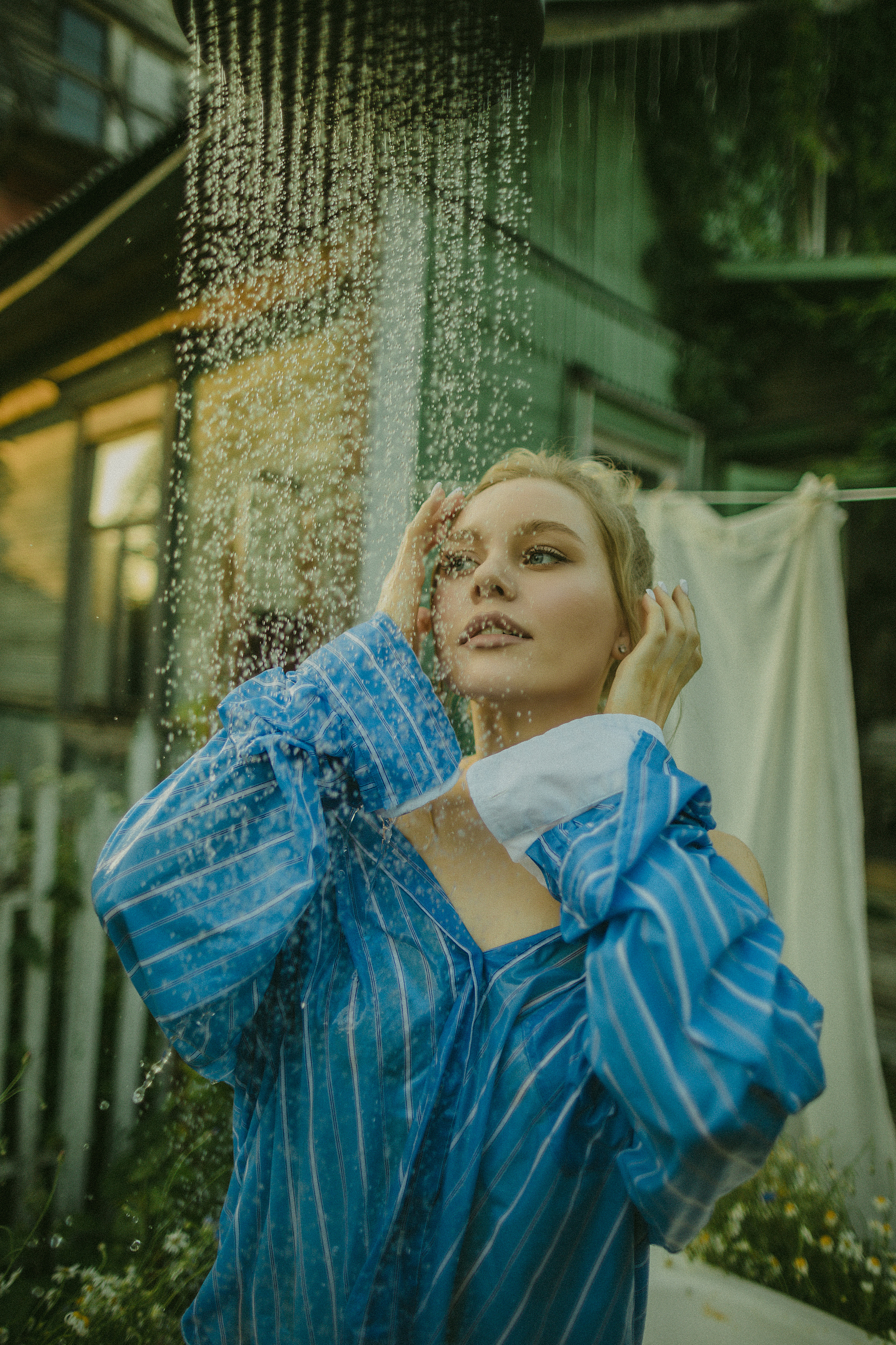 деревенская стирка фотосессия