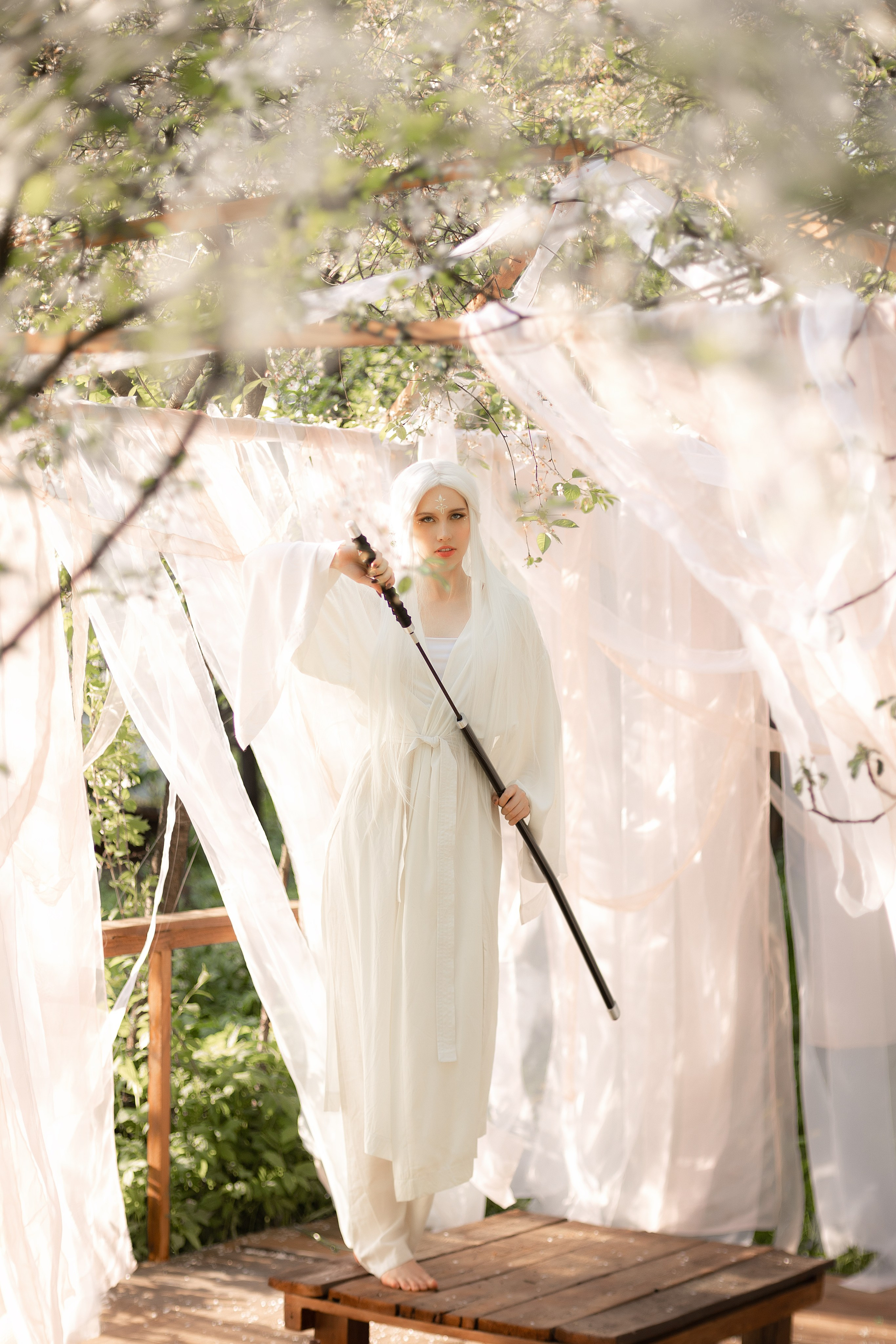 фотосессия девушки самурая в Москве, Ангелина Старцева фотограф , фотосессия в китайском стиле