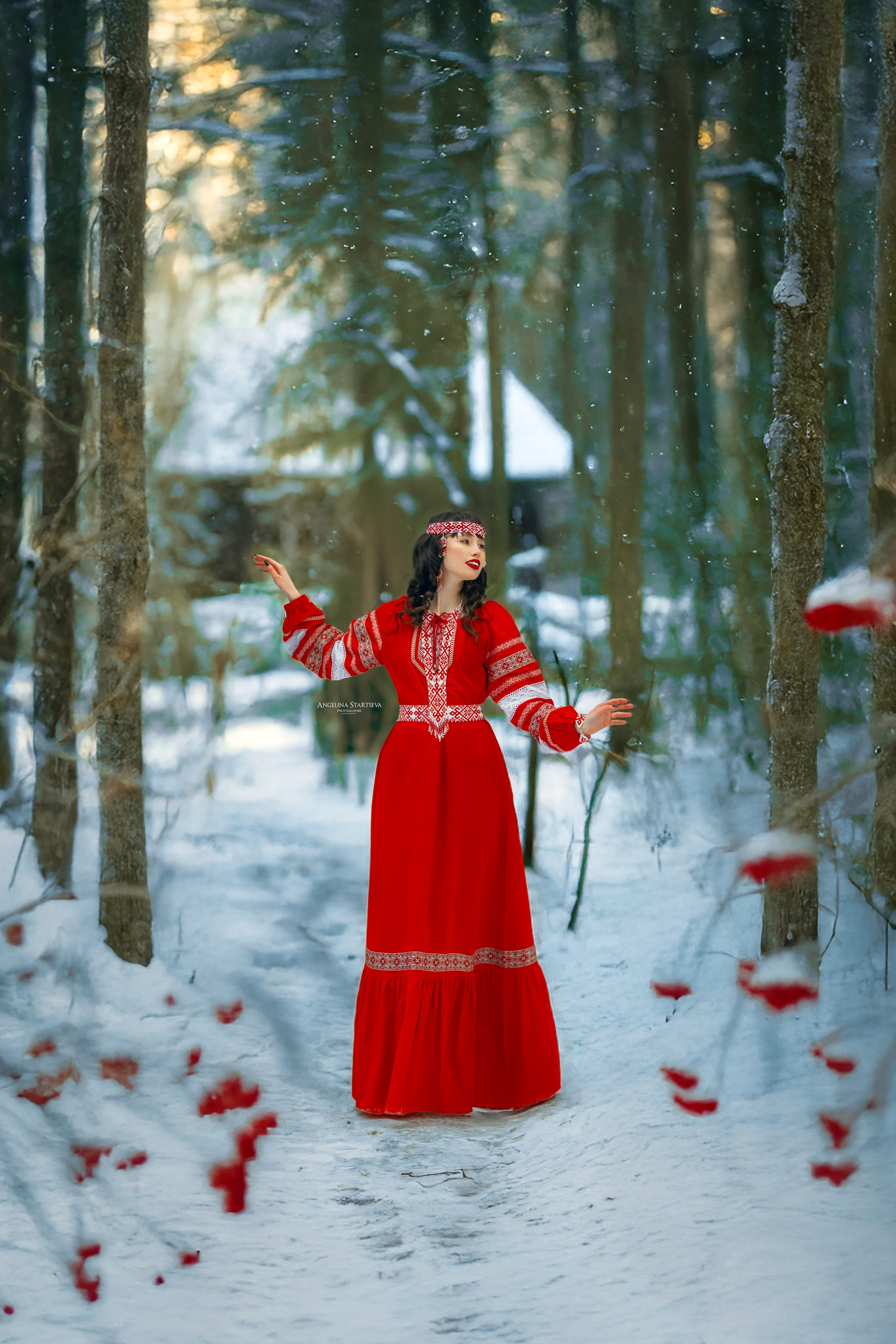 Славянка. Сказочный фотограф в русском стиле в Москве Ангелина Старцева | Русский сказки|Фотосесессия в Азиатском стиле