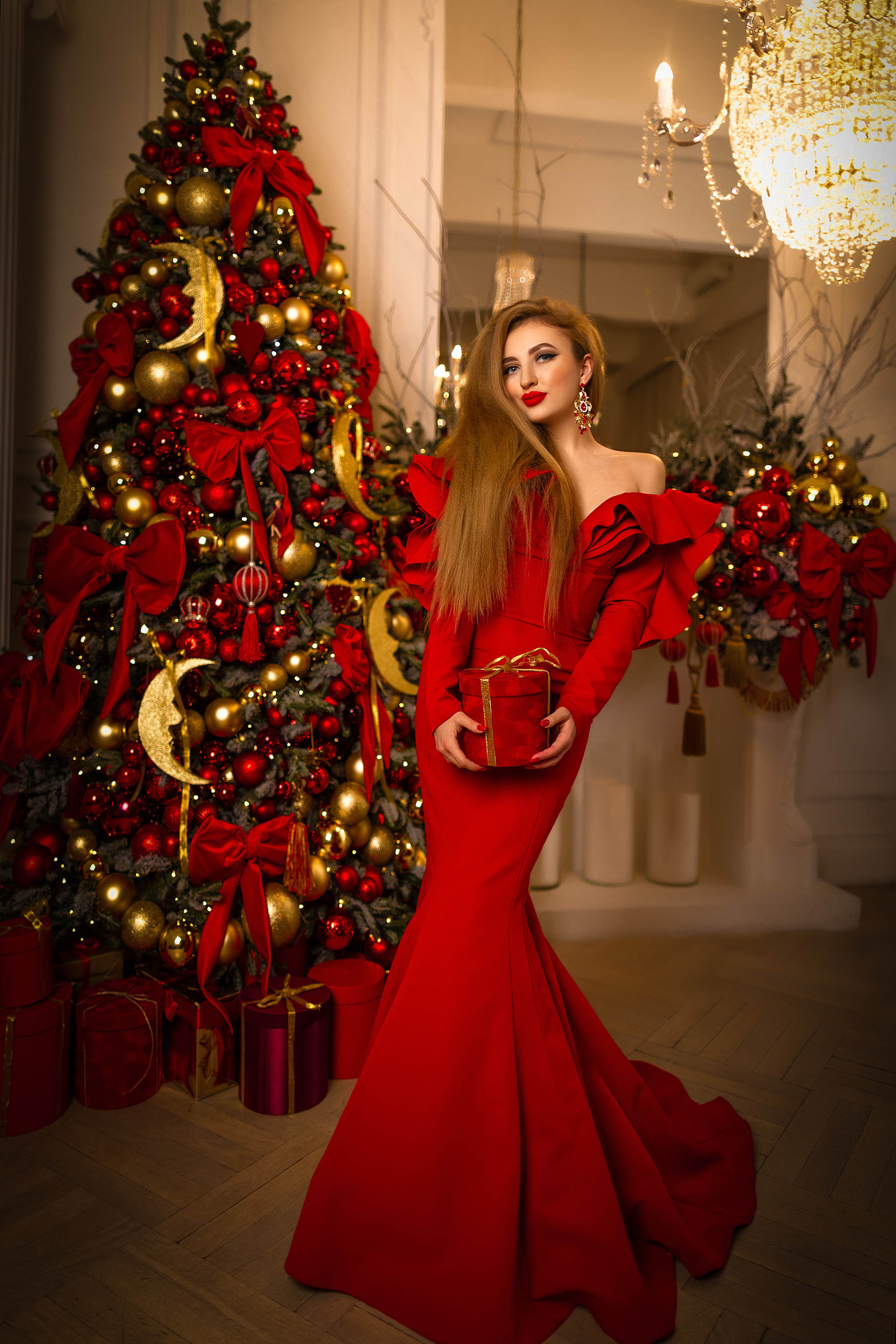 элегантные новогодние фотосессии 