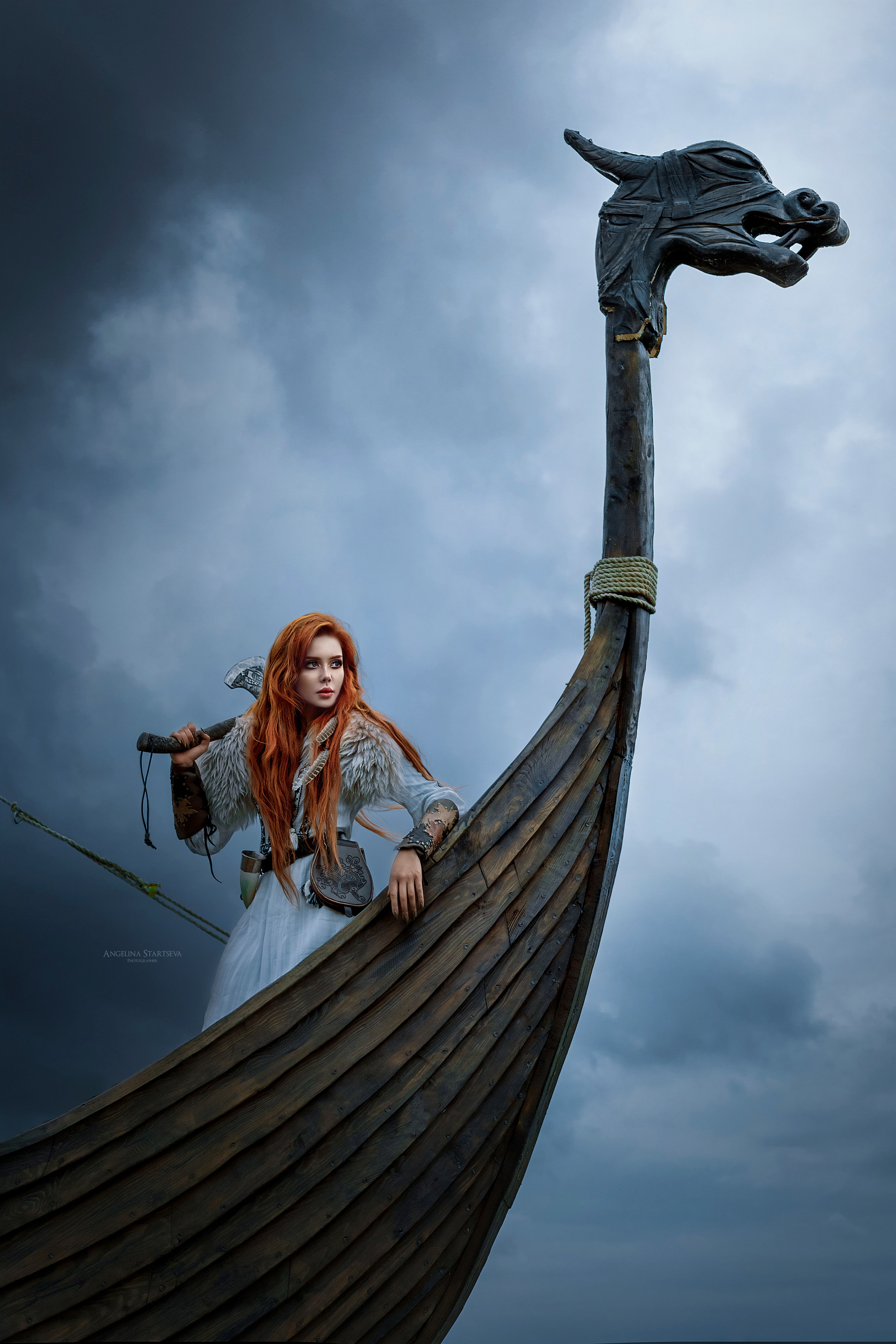 фотосессия на драккаре 