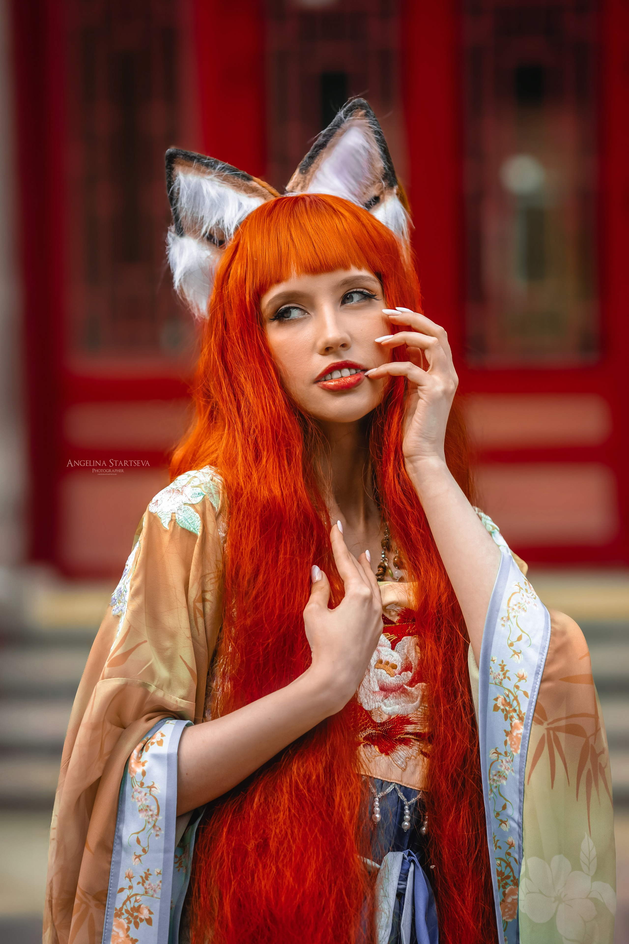 Китайская лиса, Хули-цзин 狐貍精. Сказочный фотограф в русском стиле в Москве Ангелина Старцева | Русский сказки|Фотосесессия в Азиатском стиле