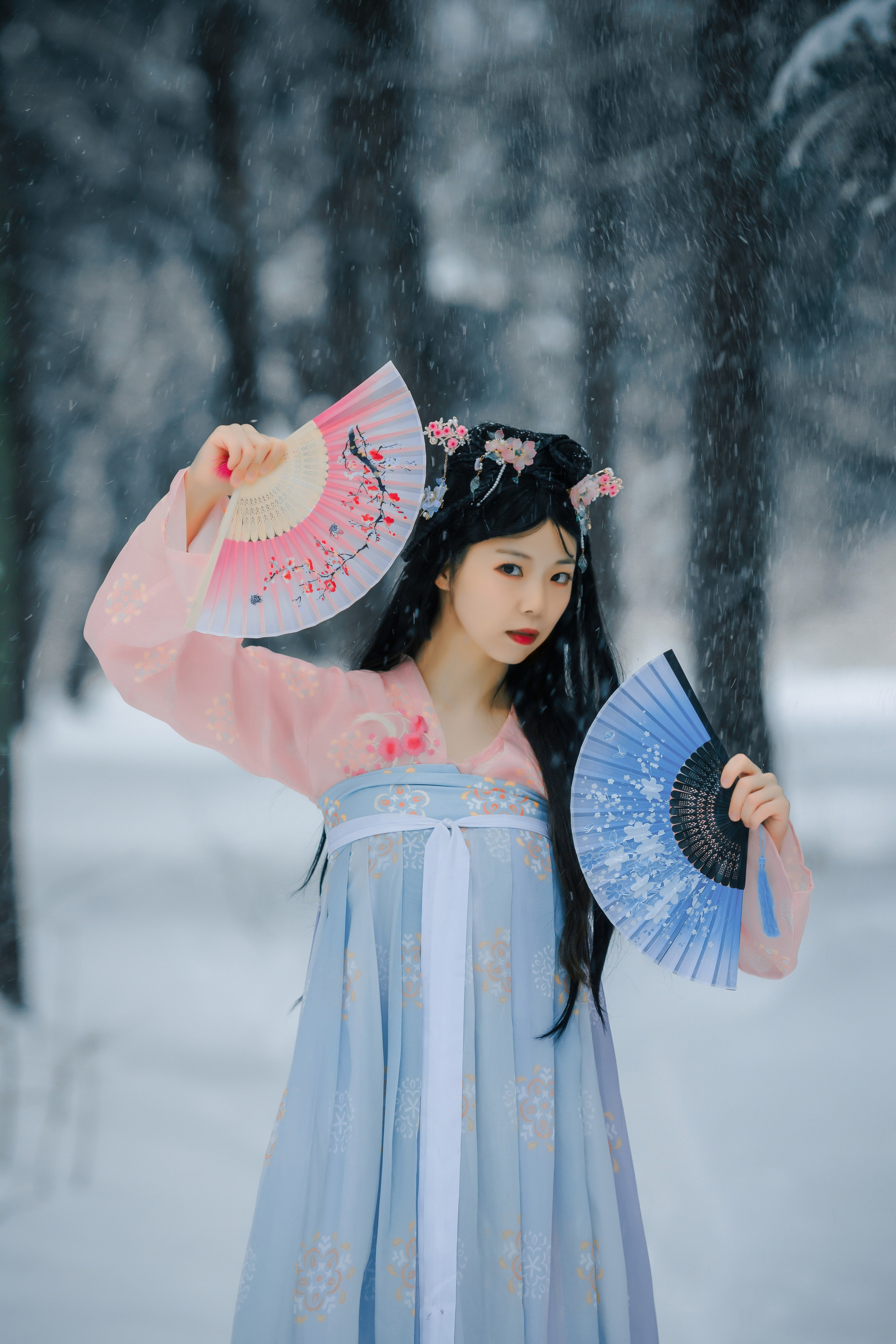 Первый снег, 第一场雪. Сказочный фотограф в русском стиле в Москве Ангелина Старцева | Русский сказки|Фотосесессия в Азиатском стиле