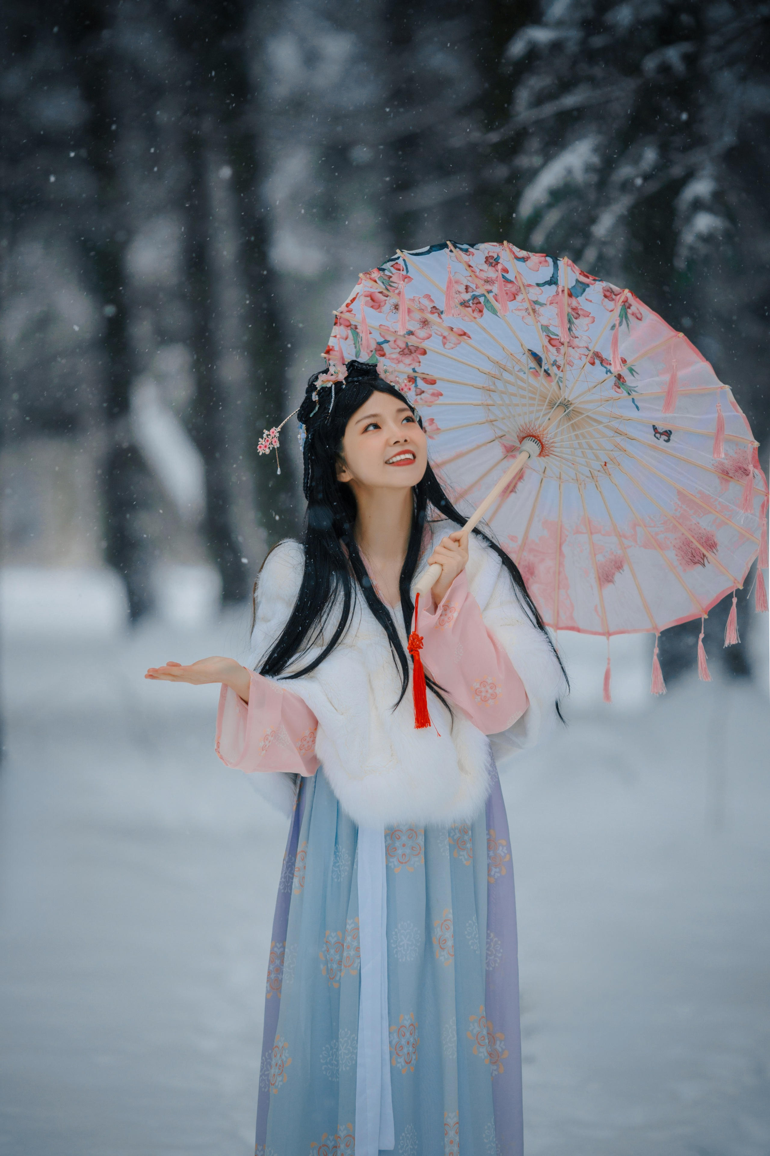 Первый снег, 第一场雪. Сказочный фотограф в русском стиле в Москве Ангелина Старцева | Русский сказки|Фотосесессия в Азиатском стиле