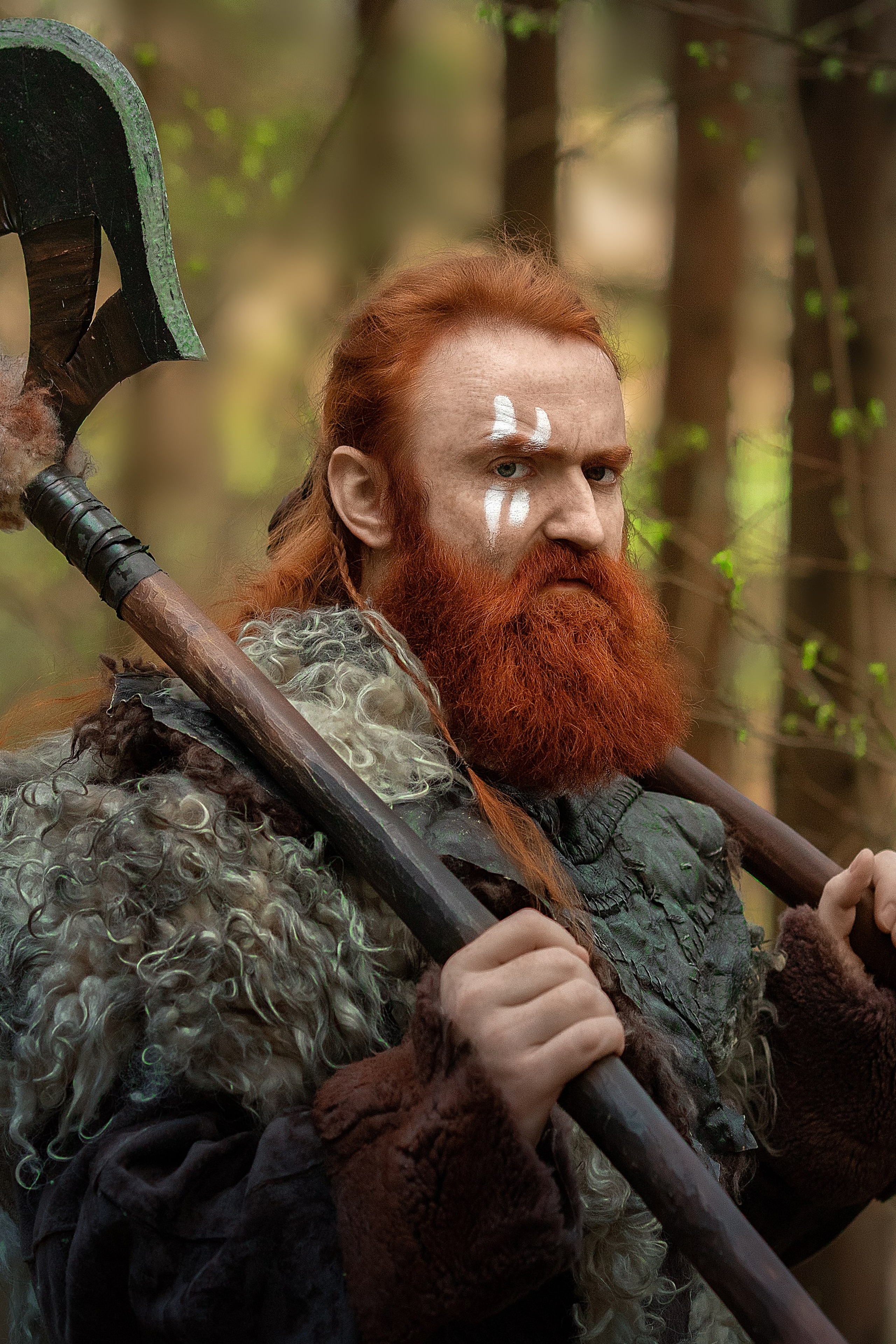 мужская фотосессия в стиле викинг