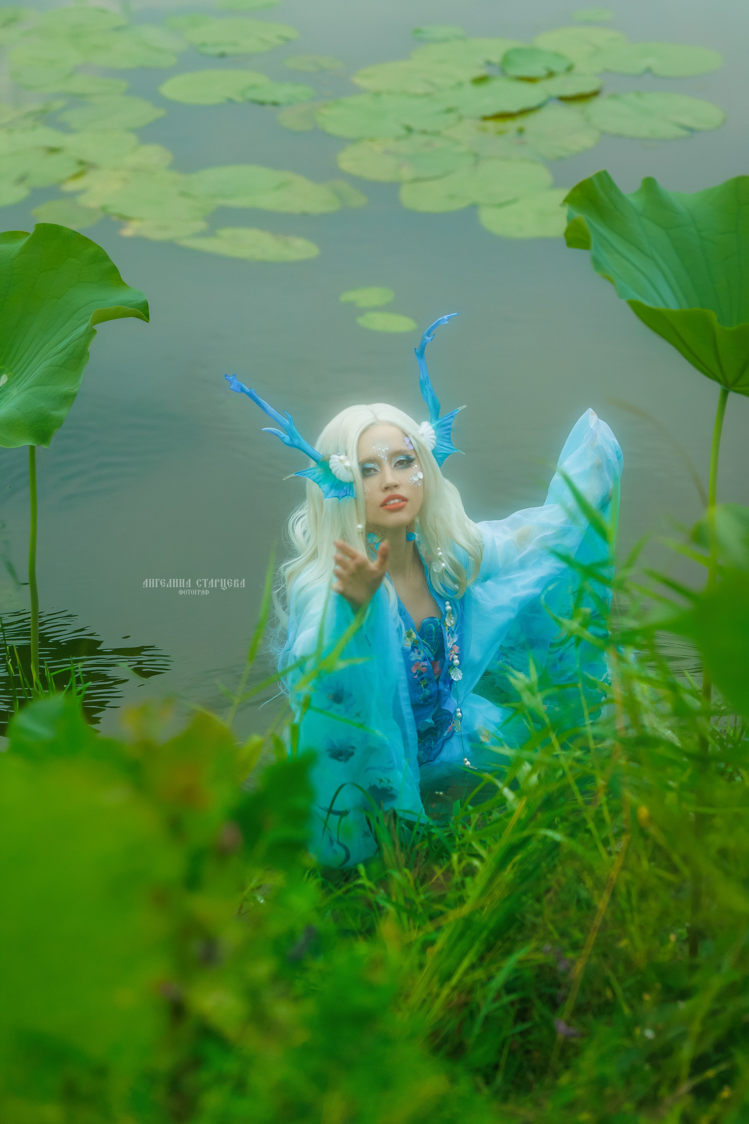 Невеста водного дракона, 水龙的新娘. Фотосессия в русском стиле в Москве | Ангелина Старцева | Русские сказки|Фотосессия в китайском, Азиатском стиле|Винтажная фотосессия в МО