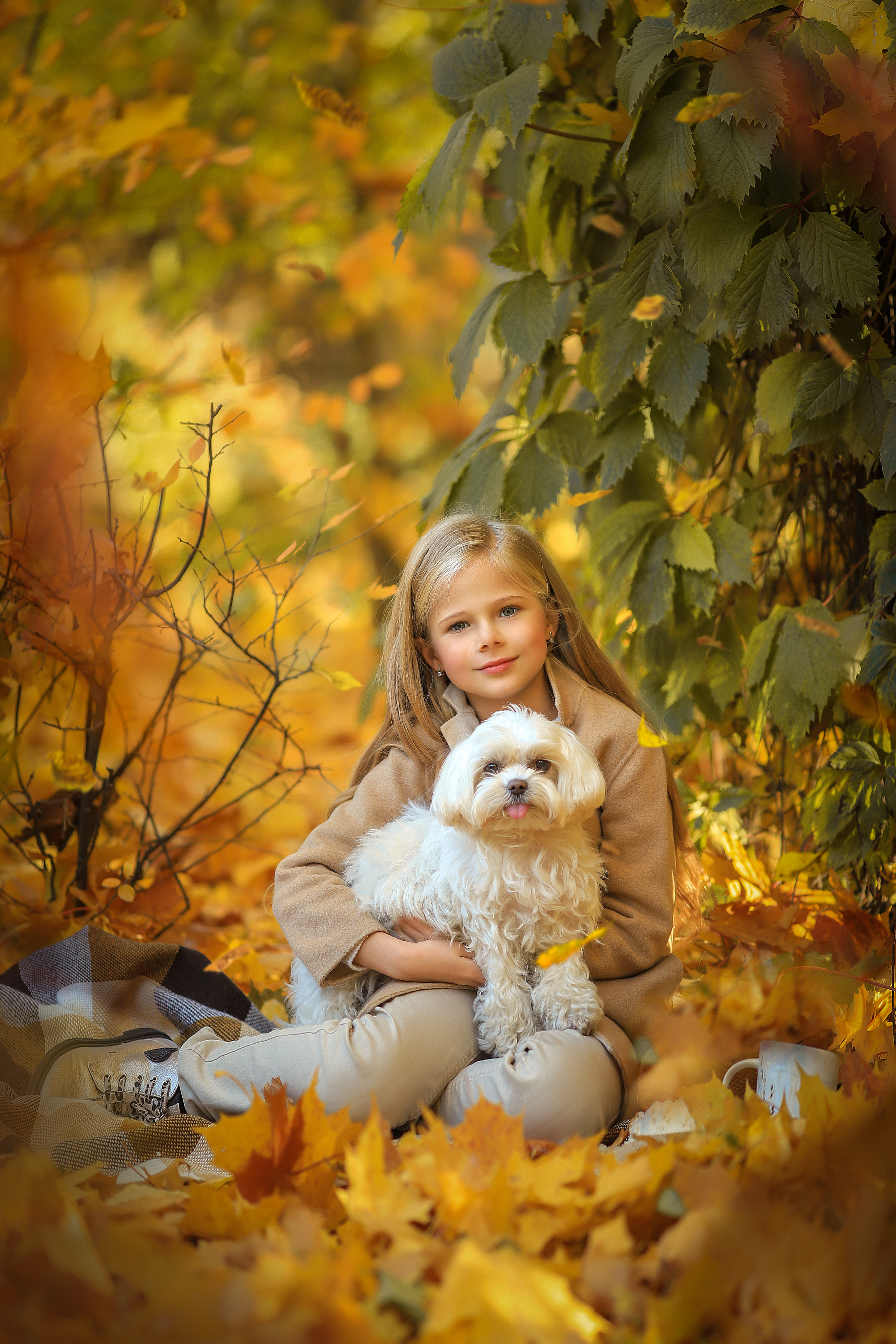 Детская осенняя фотосессия в Москве 