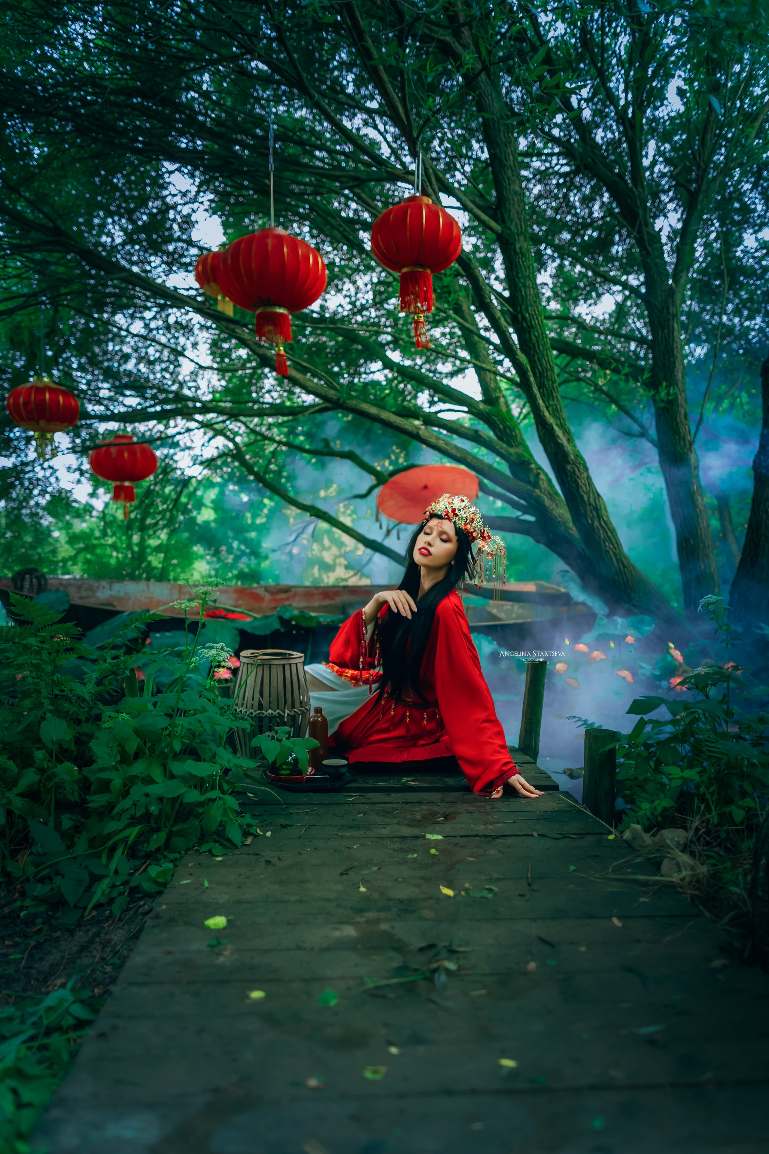 Бесконечная тоска в разлуке, 对分离的无尽渴望. Сказочный фотограф в русском стиле в Москве Ангелина Старцева | Русский сказки|Фотосесессия в Азиатском стиле