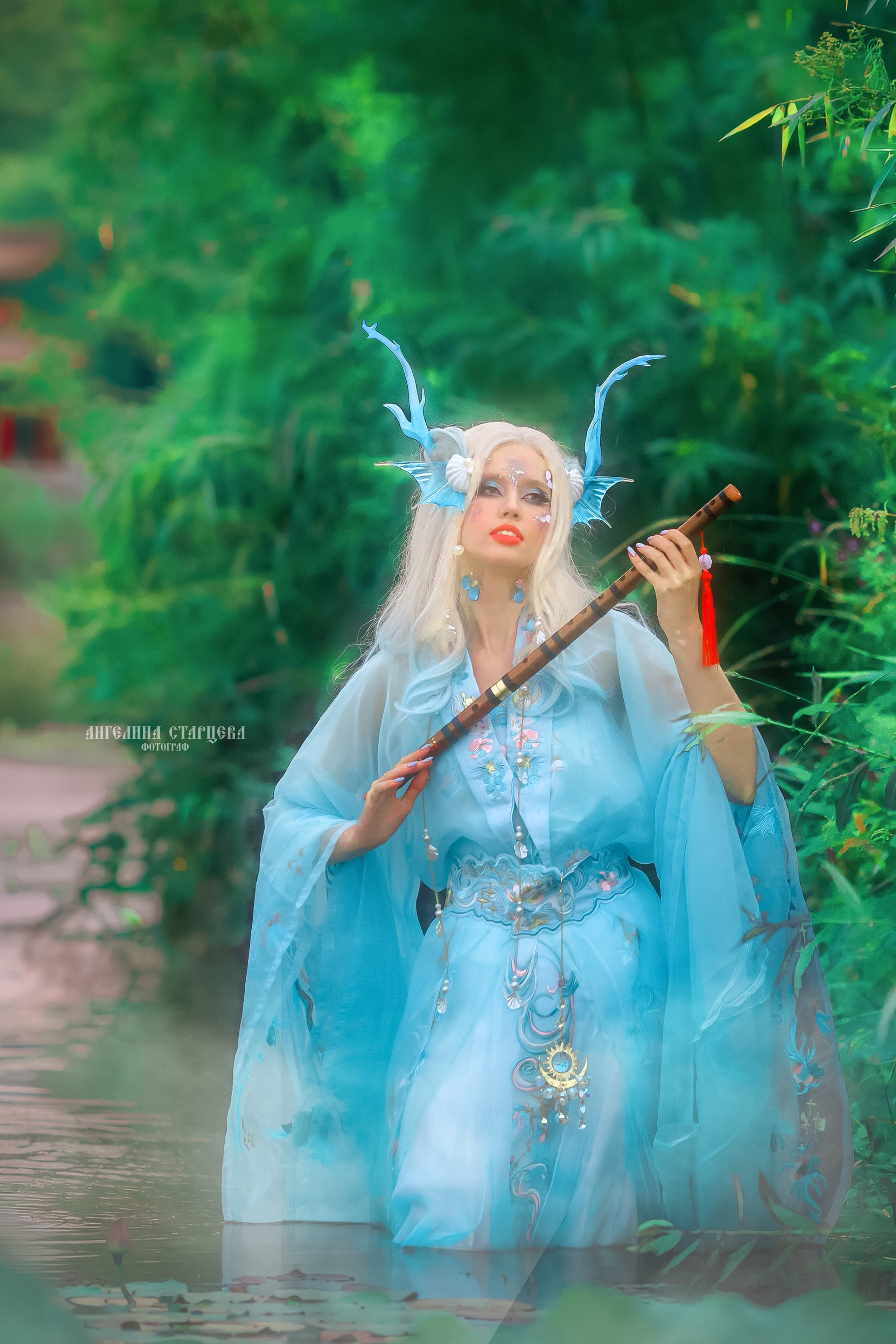 Невеста водного дракона, 水龙的新娘. Фотосессия в русском стиле в Москве | Ангелина Старцева | Русские сказки|Фотосессия в китайском, Азиатском стиле|Винтажная фотосессия в МО