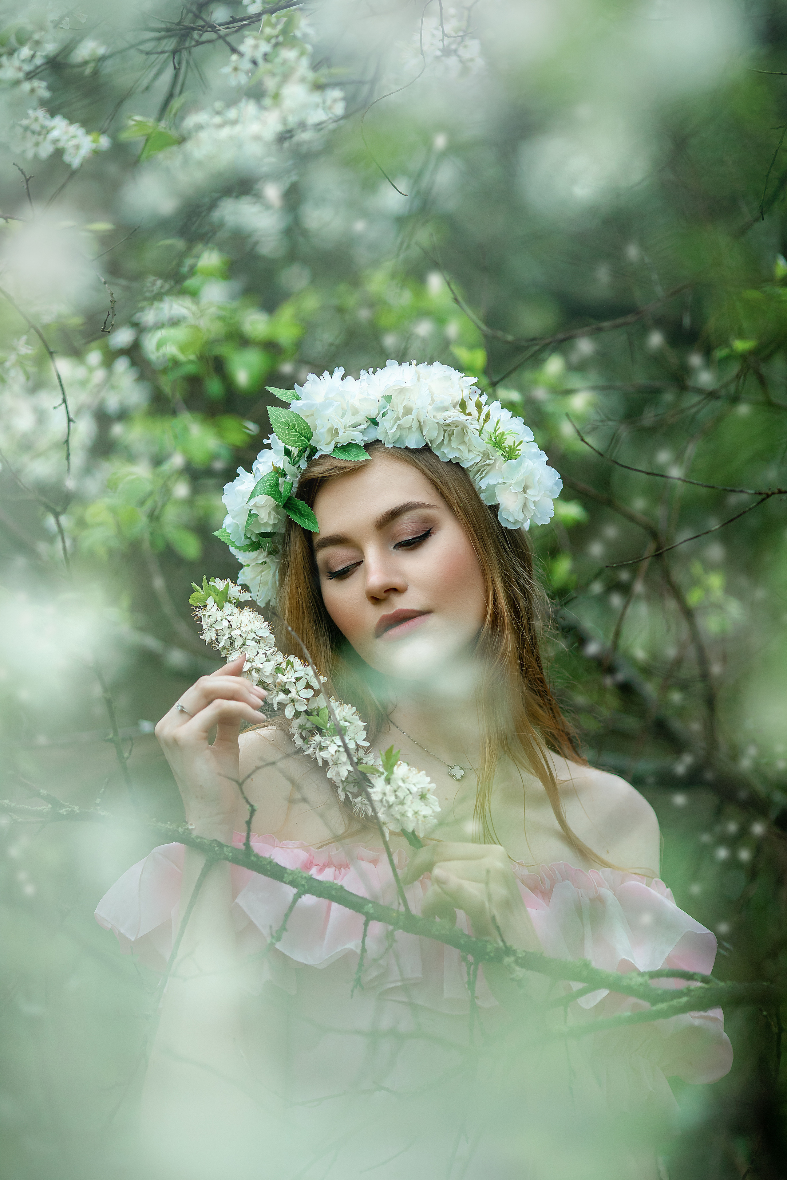 весеннее женское фото