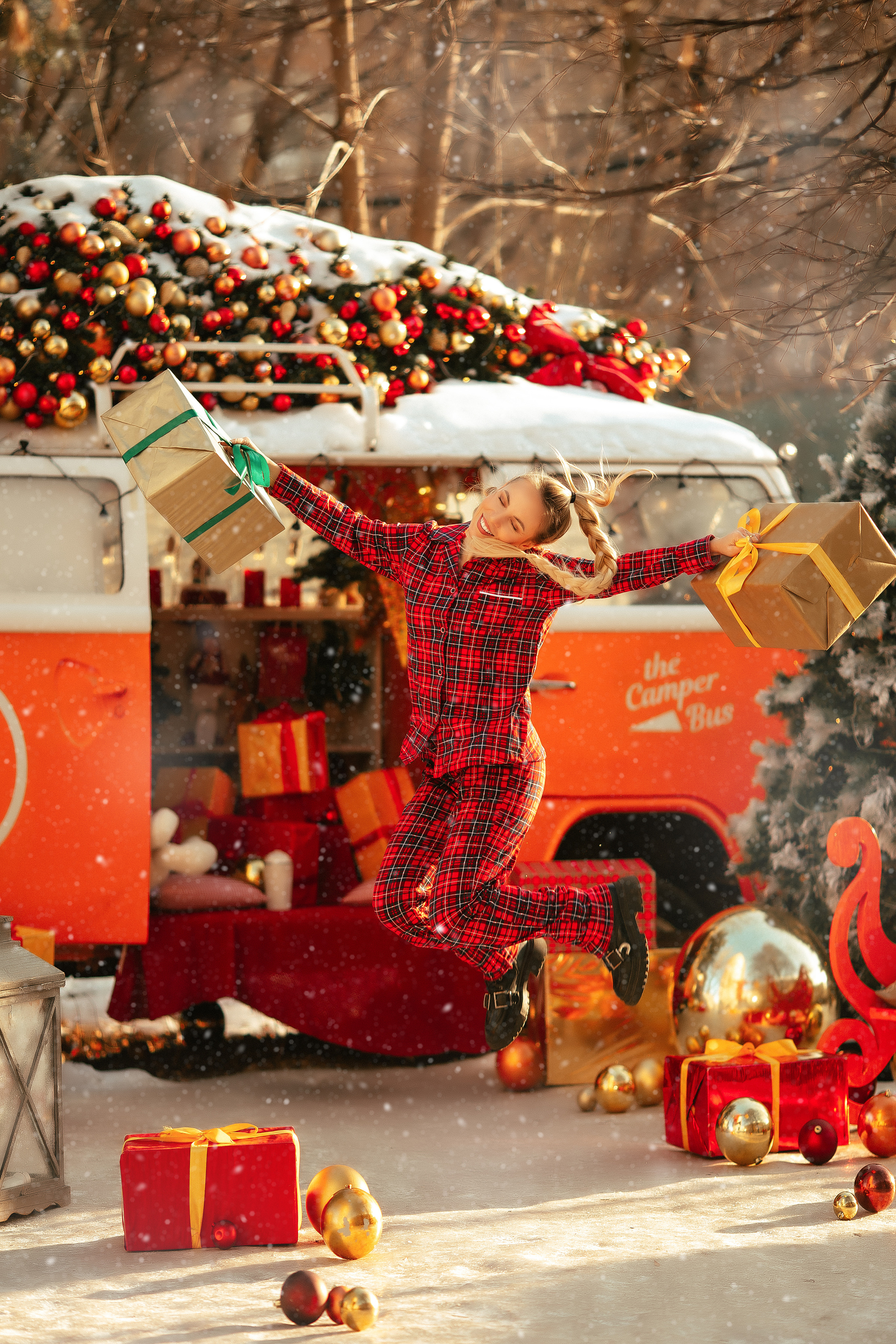 Красивое новогоднее фото