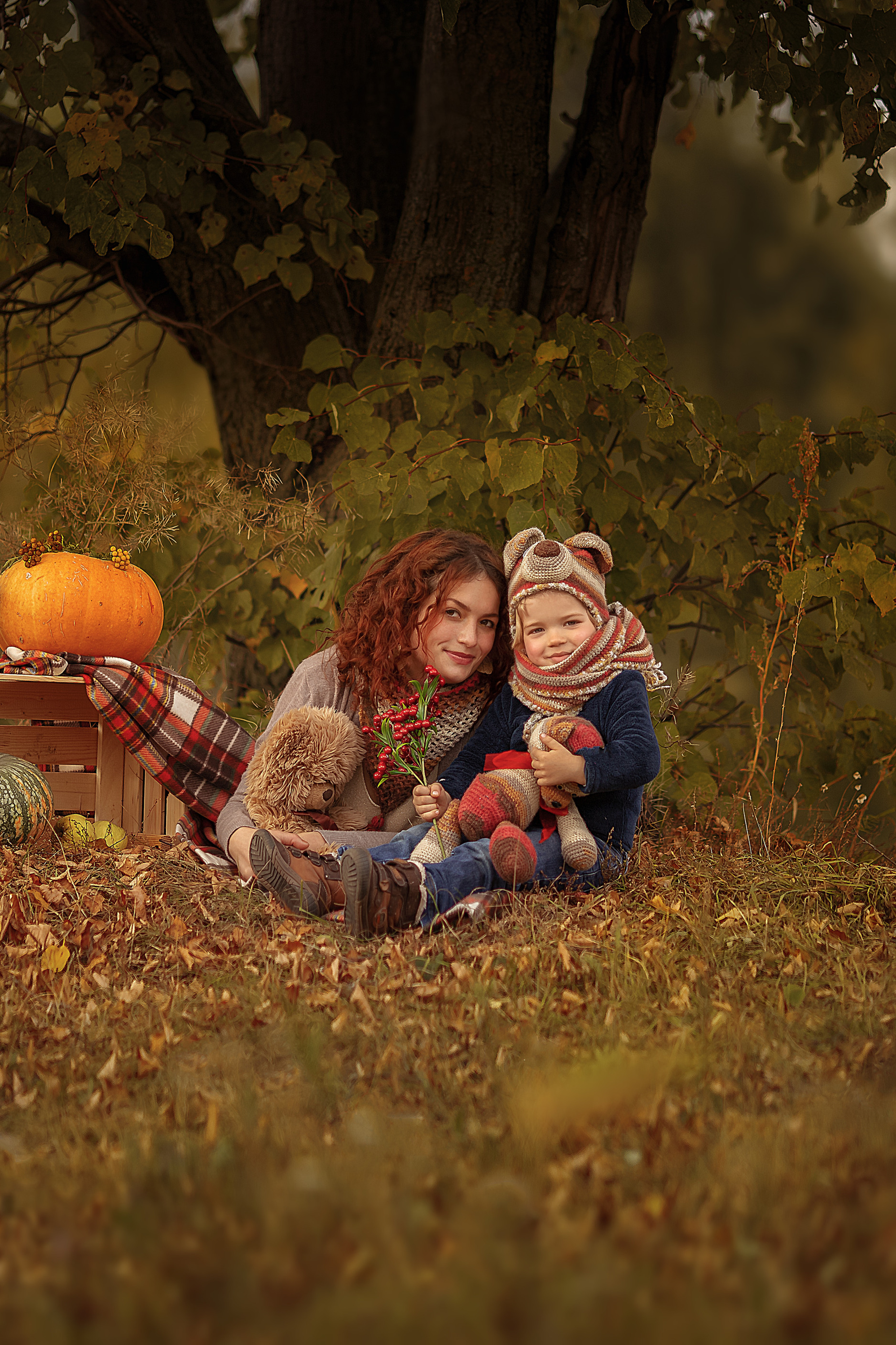 семейные осенние фото