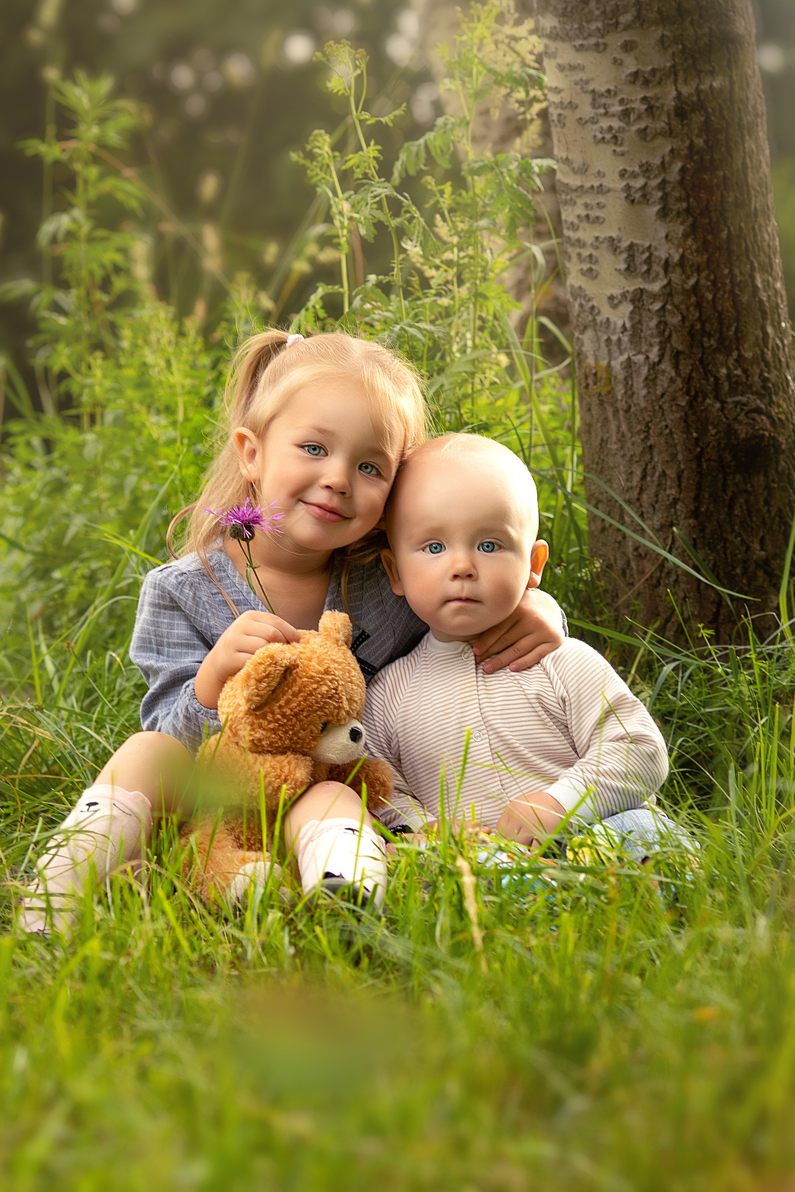 весенняя детская фотосессия