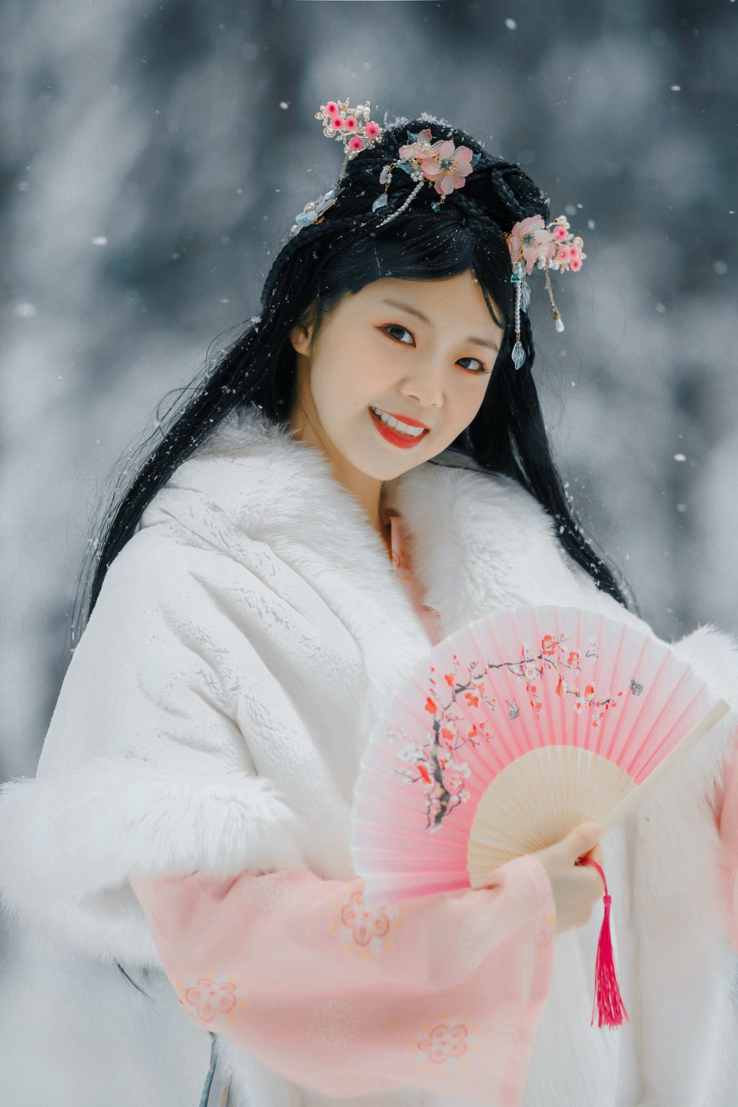 Первый снег, 第一场雪. Сказочный фотограф в русском стиле в Москве Ангелина Старцева | Русский сказки|Фотосесессия в Азиатском стиле