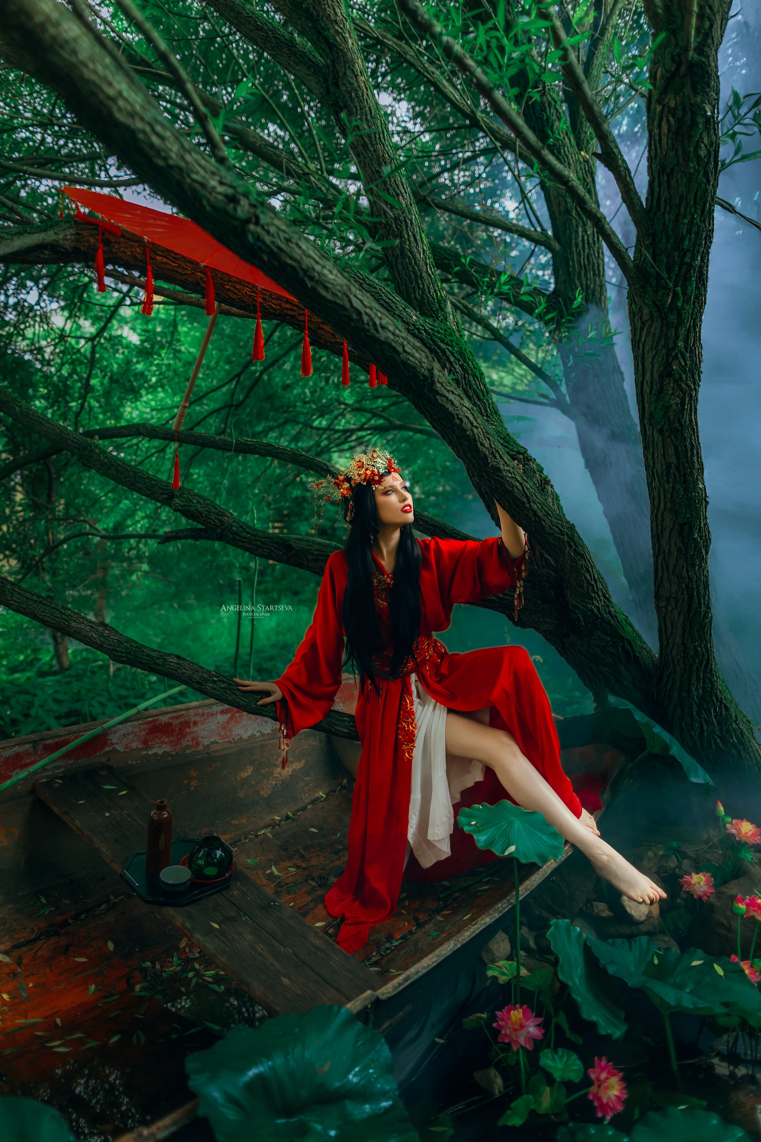 Бесконечная тоска в разлуке, 对分离的无尽渴望. Сказочный фотограф в русском стиле в Москве Ангелина Старцева | Русский сказки|Фотосесессия в Азиатском стиле