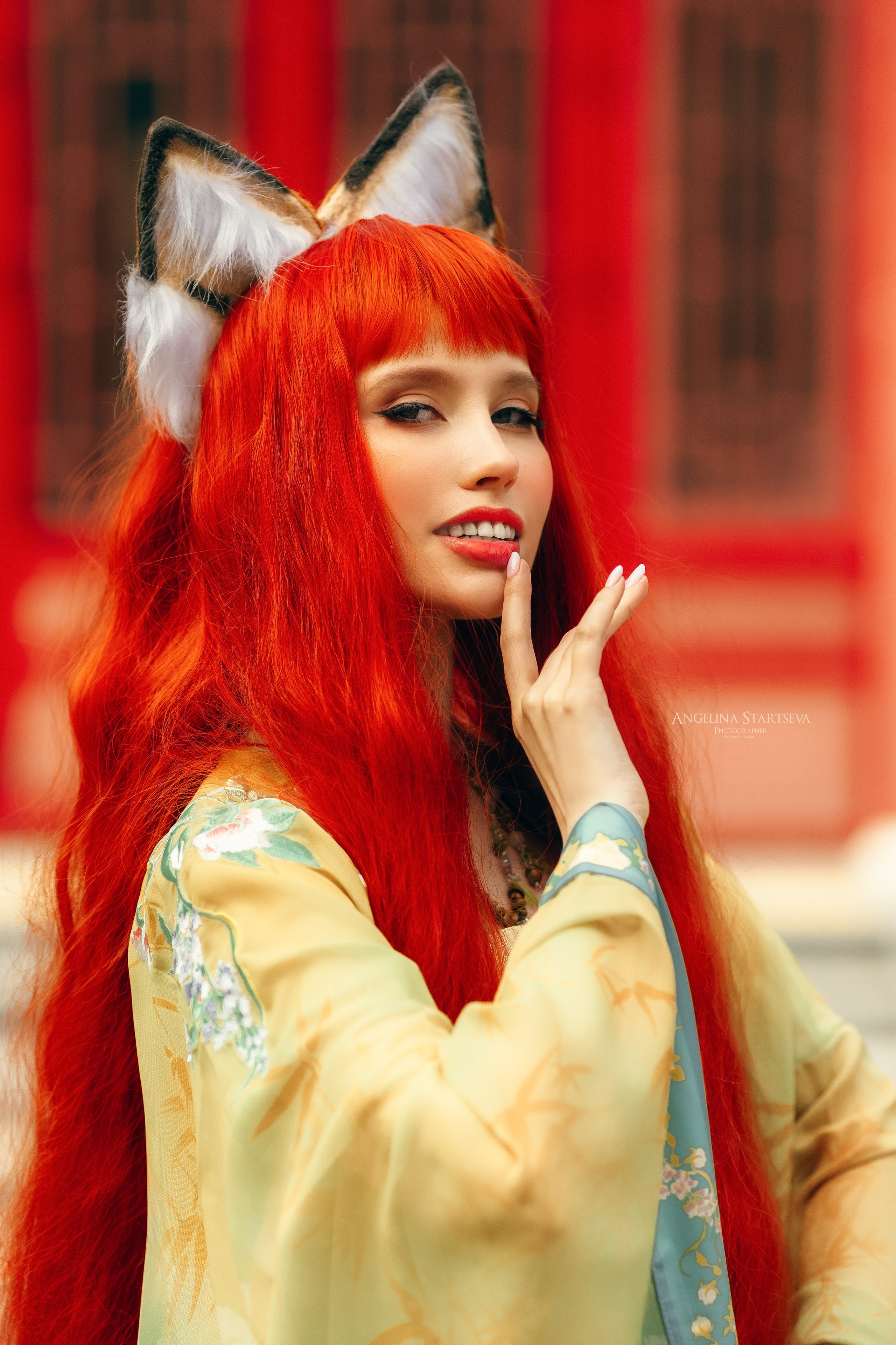 Китайская лиса, Хули-цзин 狐貍精. Сказочный фотограф в русском стиле в Москве Ангелина Старцева | Русский сказки|Фотосесессия в Азиатском стиле