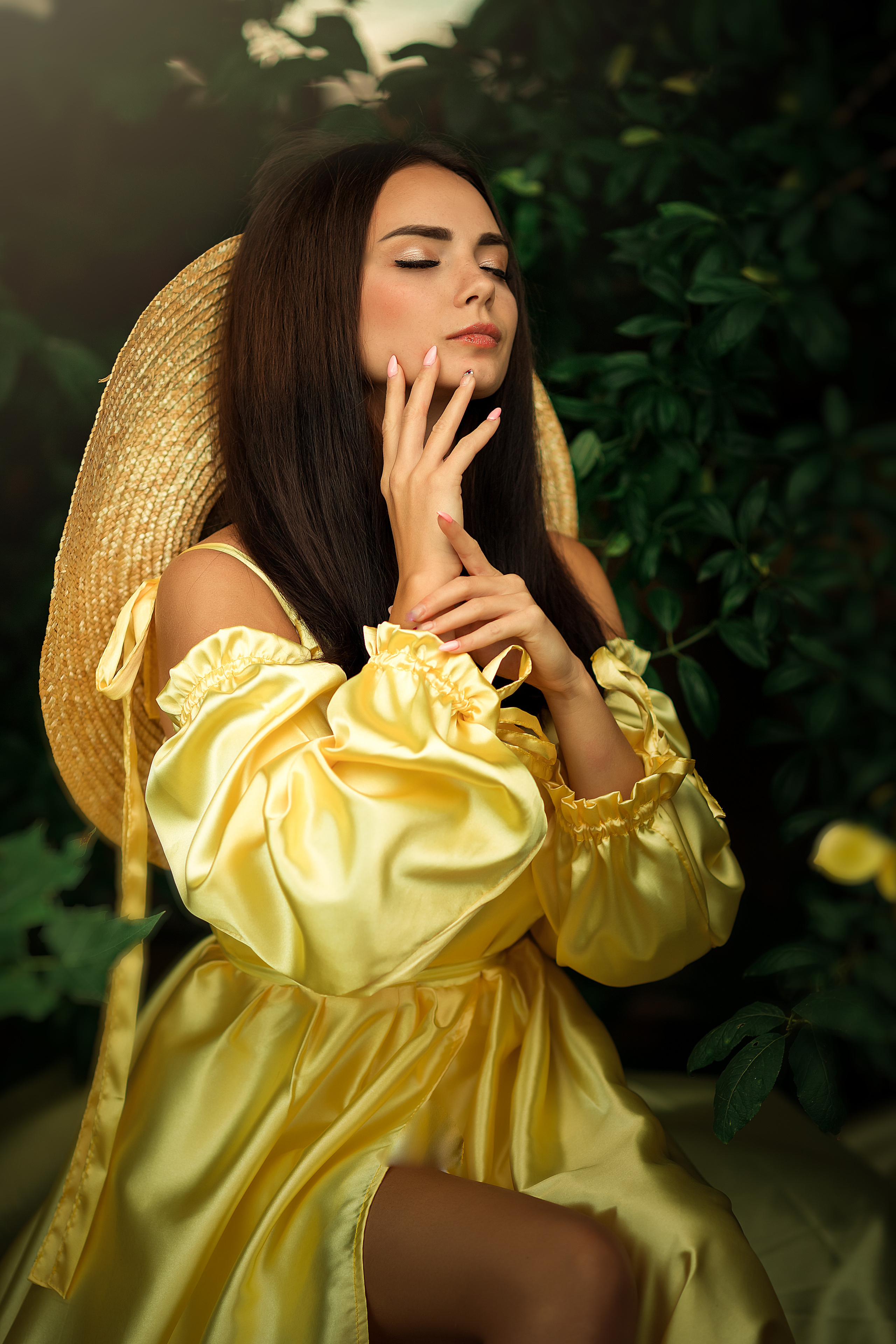 женская фотосессия у виноградника Москва и МО