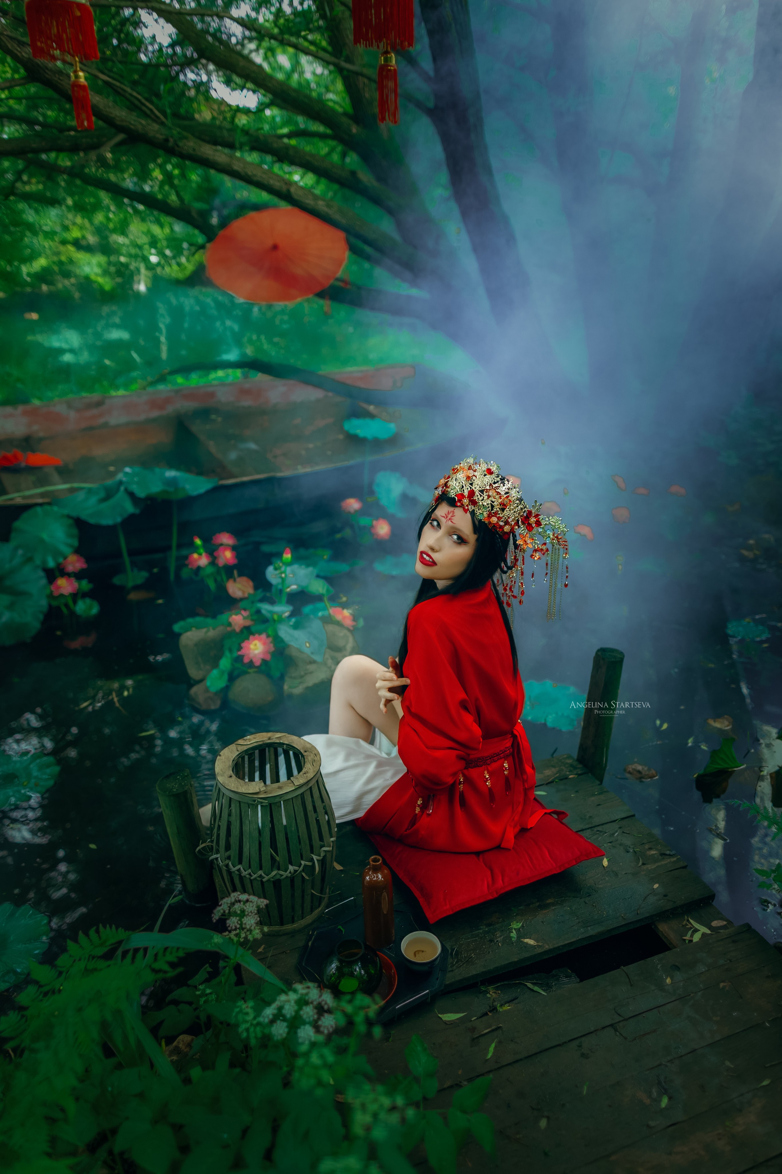 Бесконечная тоска в разлуке, 对分离的无尽渴望. Сказочный фотограф в русском стиле в Москве Ангелина Старцева | Русский сказки|Фотосесессия в Азиатском стиле