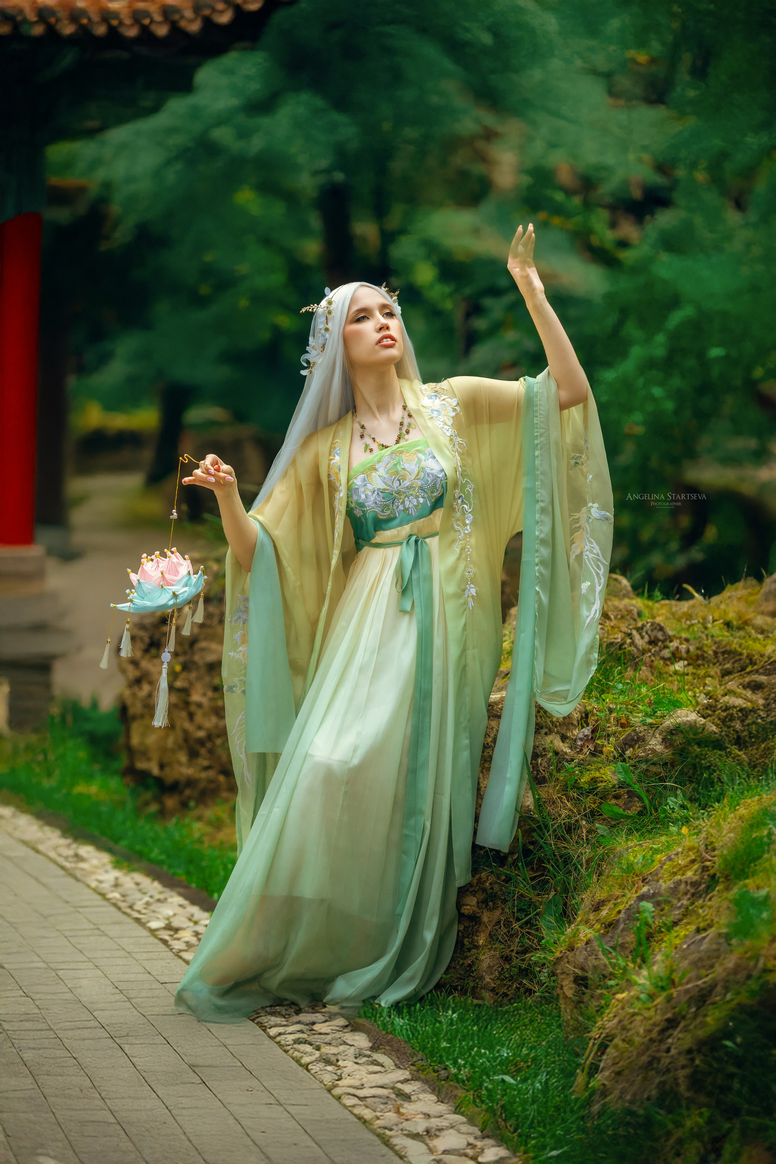 Небожительница, 天人. Сказочный фотограф в русском стиле в Москве Ангелина Старцева | Русский сказки|Фотосесессия в Азиатском стиле
