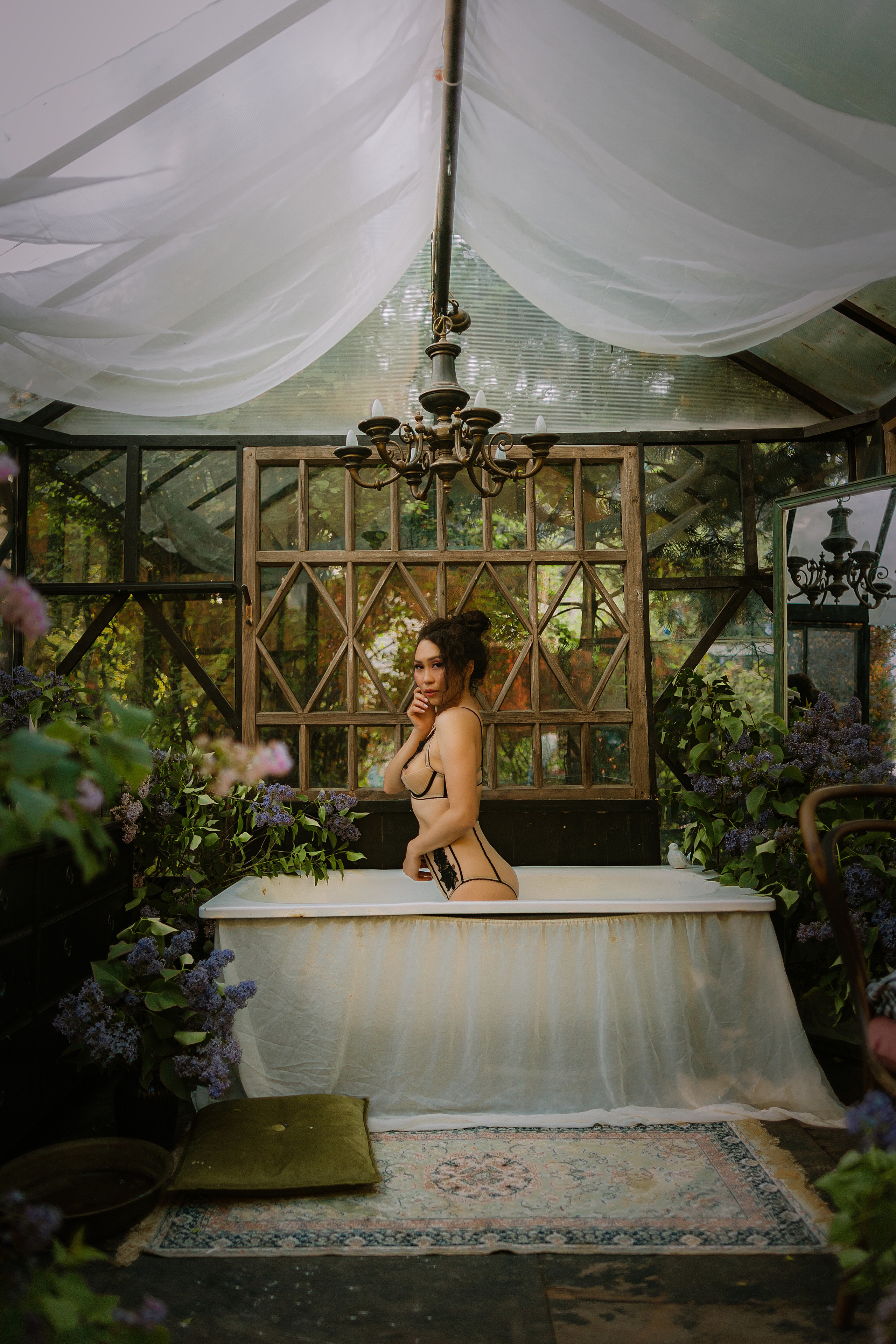 фотосессия в теплице 