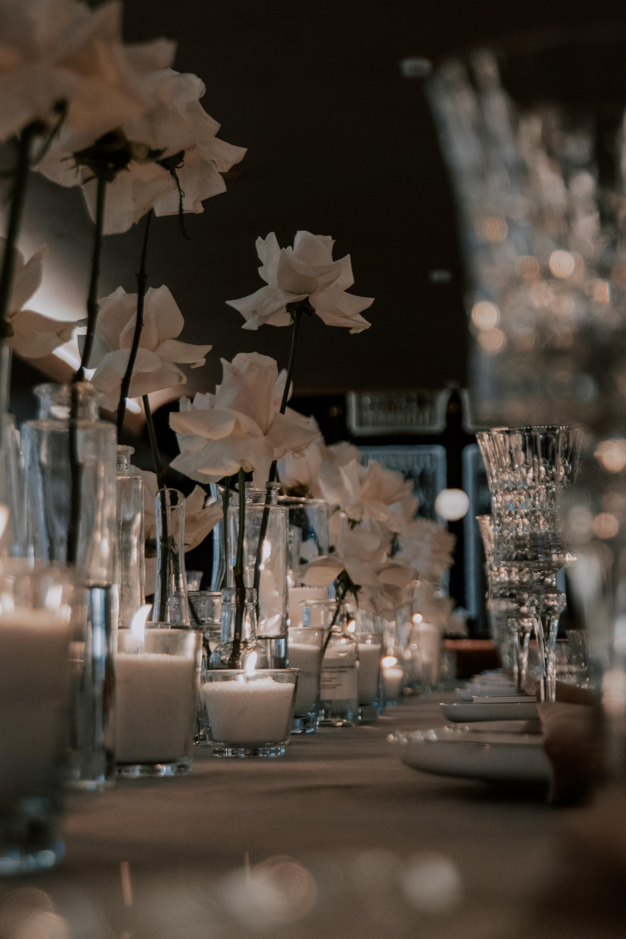 Candele e rose bianche 02.09 @Pro.Sto.Decor barsezony.ru