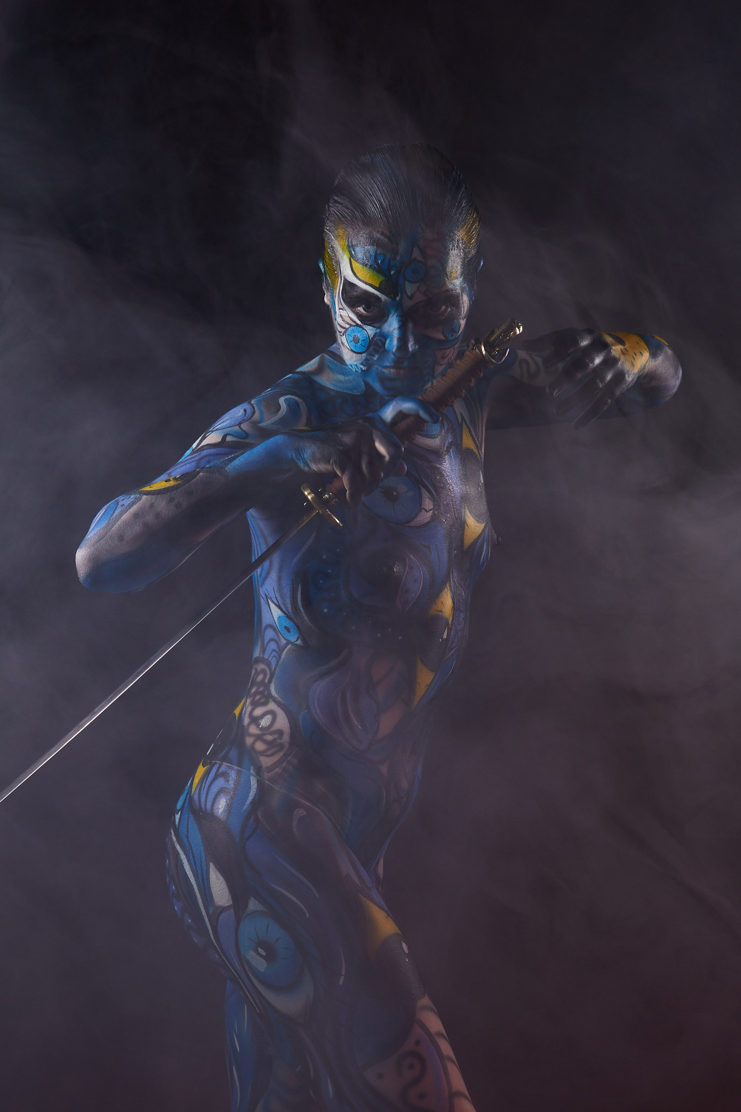 Бодиарт Валерия Надя художник рисовать на теле проект глаза. VISUAL ARTIST/ современное искусство/ фотокартины