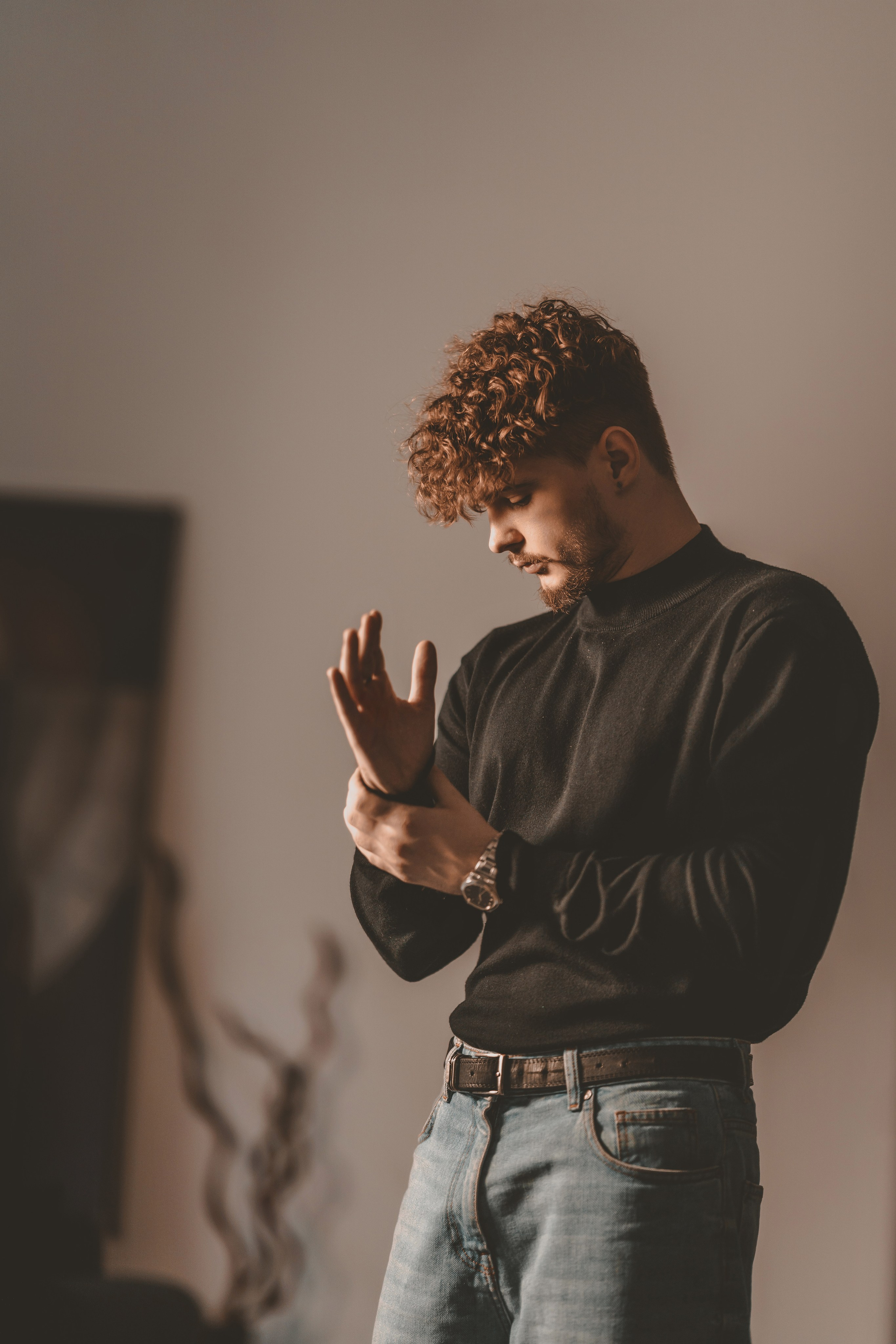  Мужская фотосессия в студии