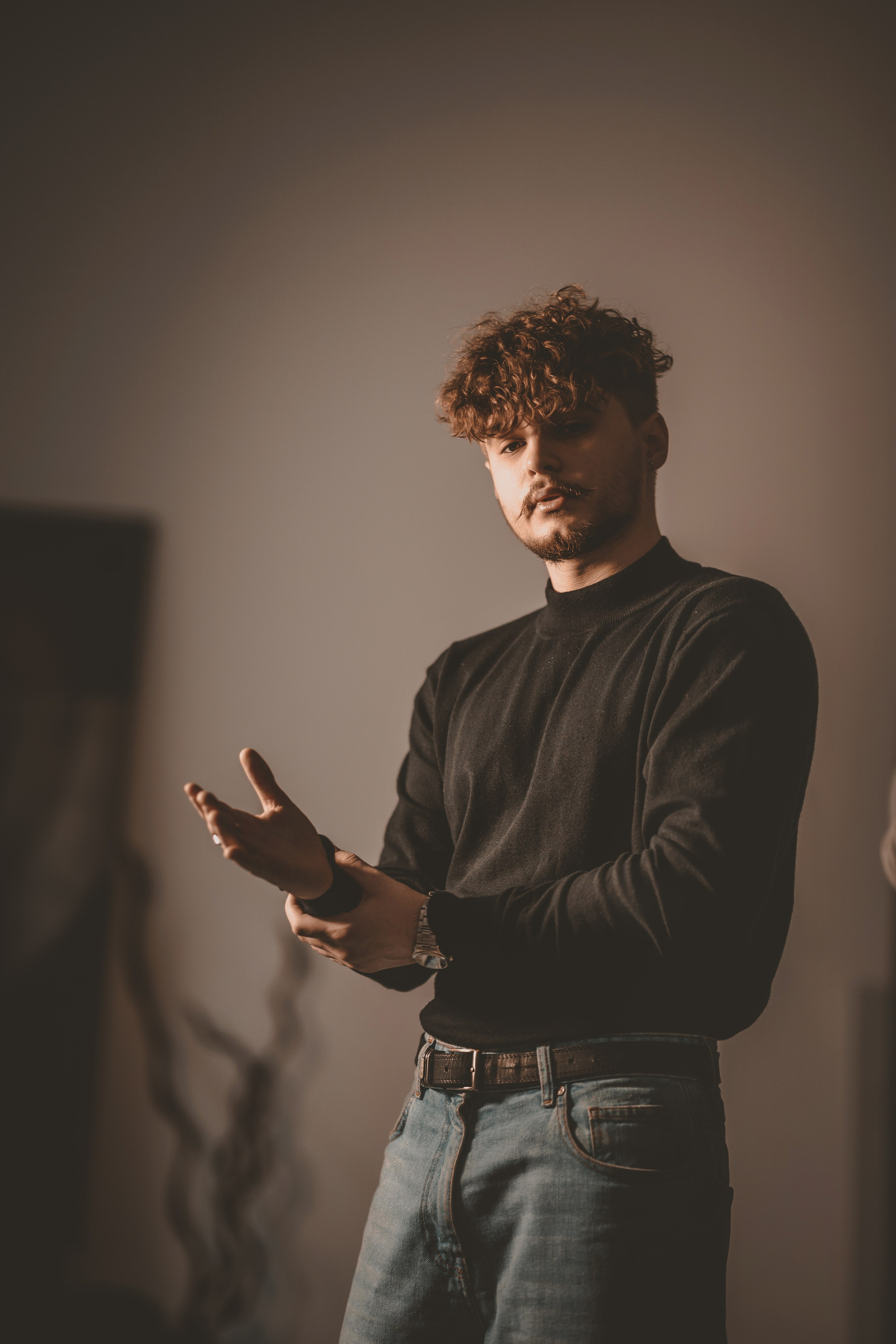  Мужская фотосессия в студии