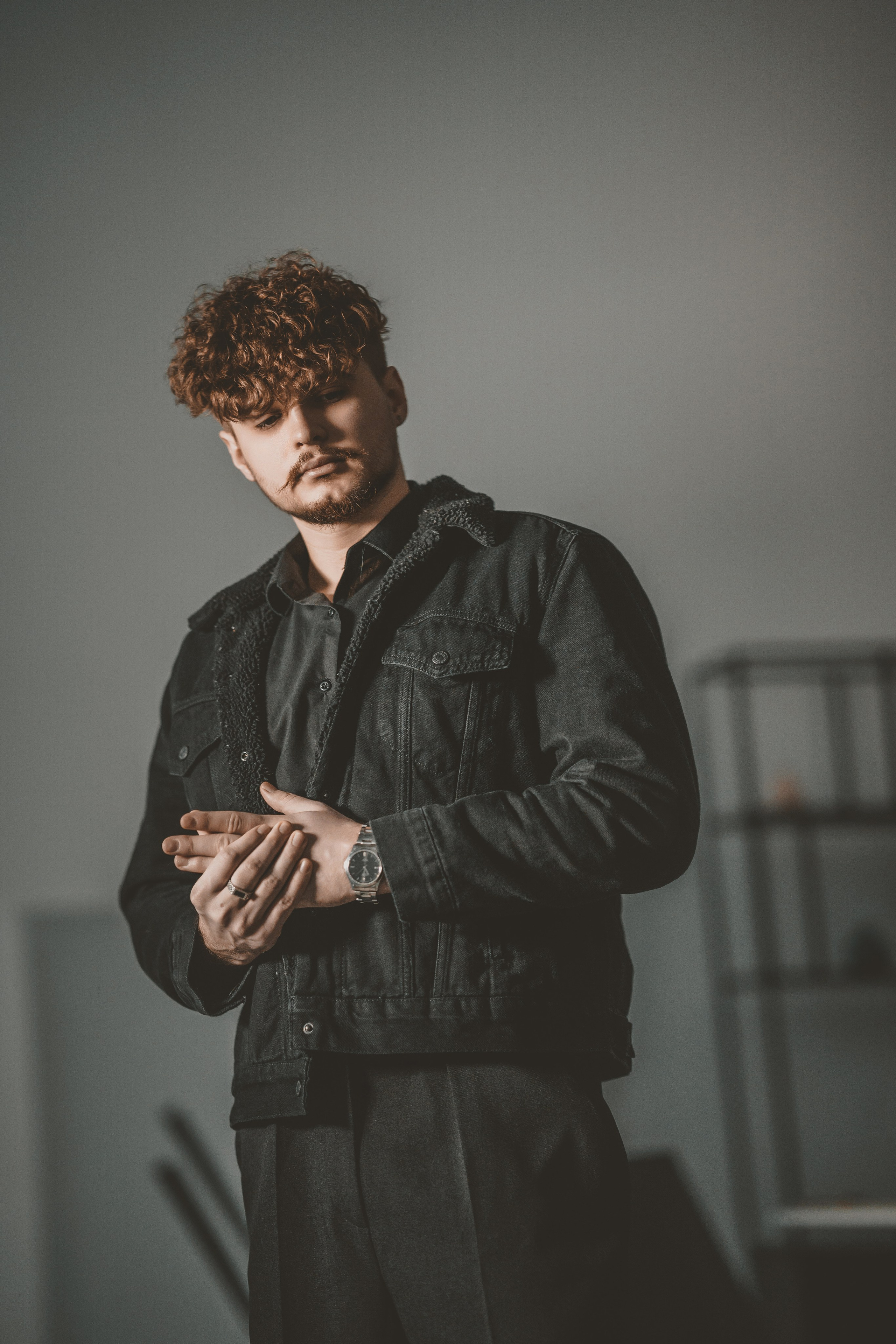  Мужская фотосессия в студии