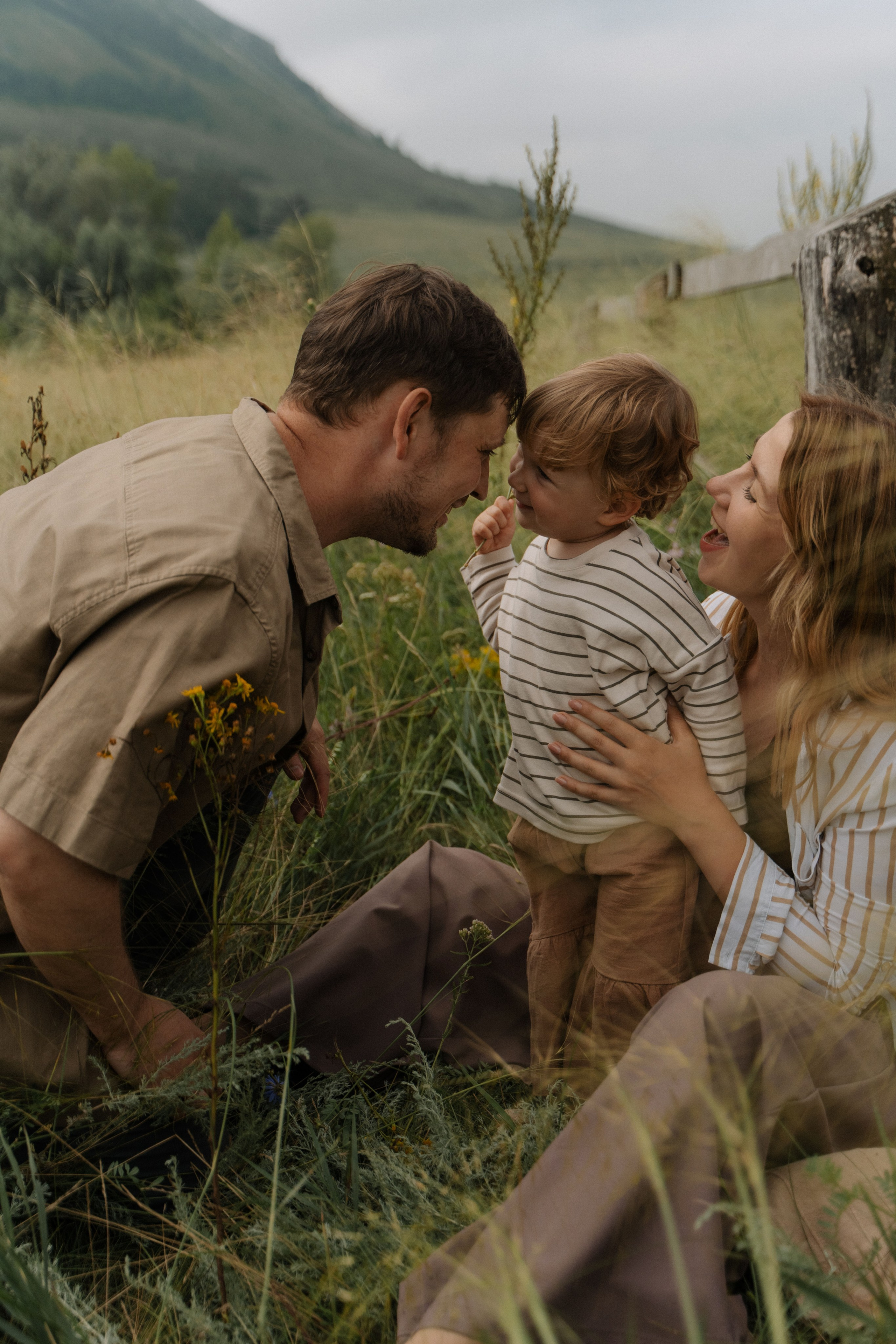 На природе