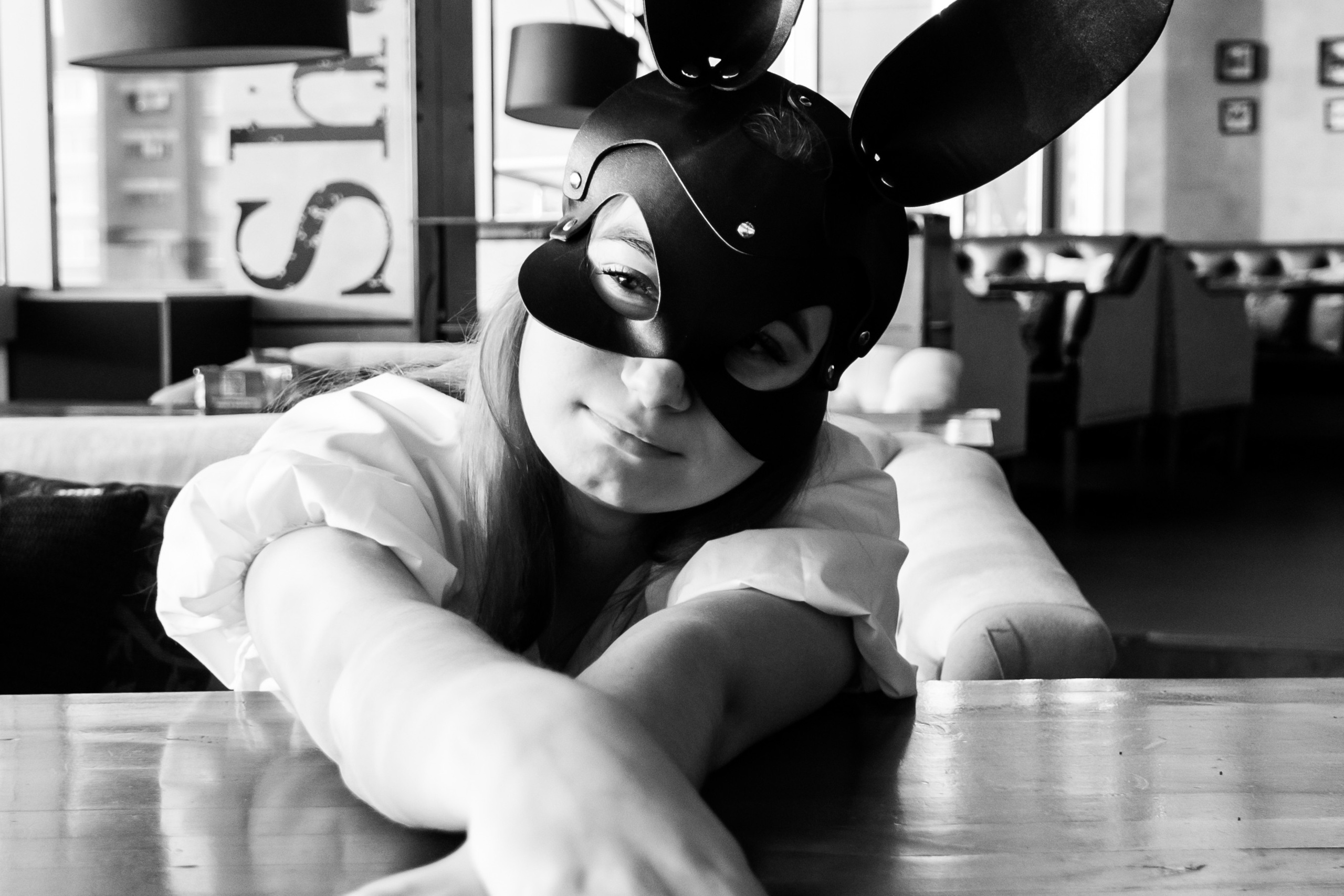 Съёмка в ресторане для Анны