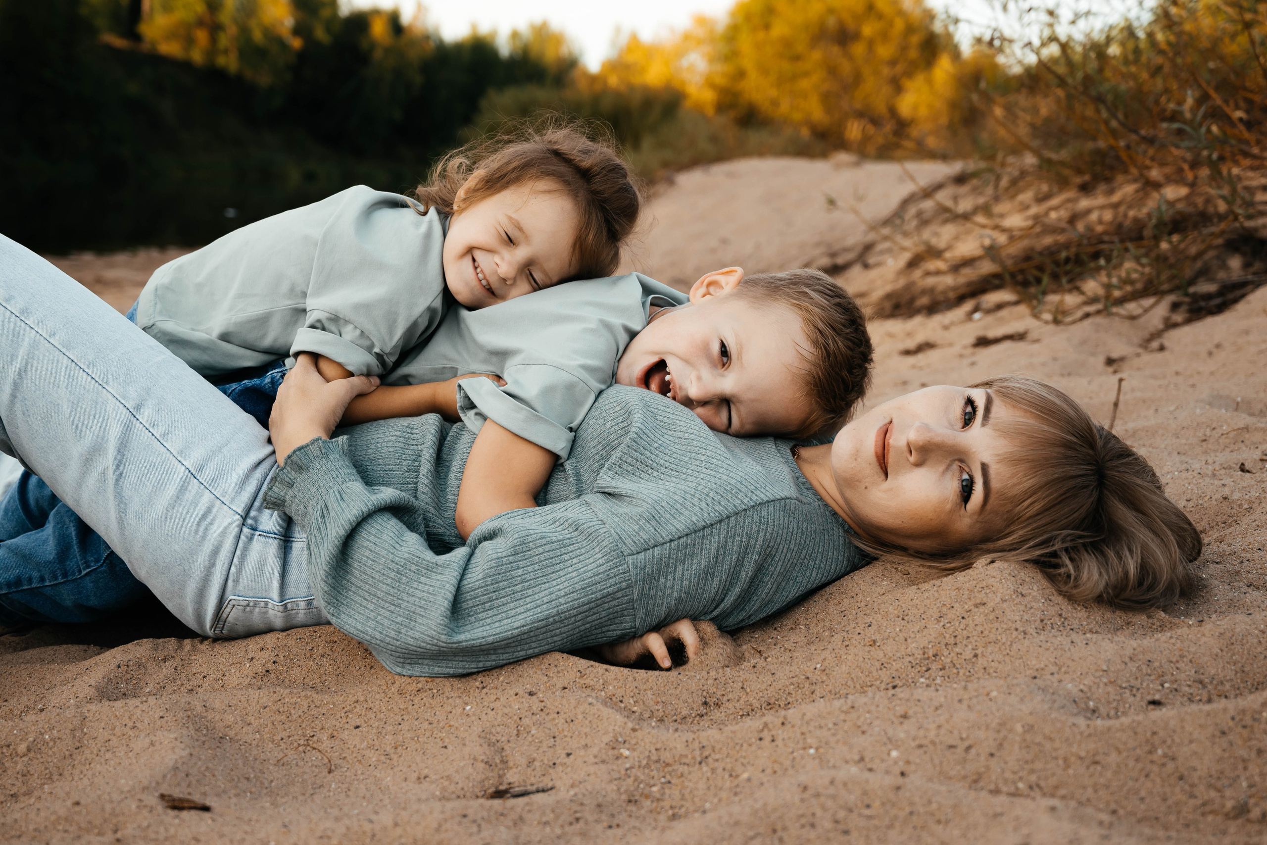 Съёмка на пляже в Верховажье