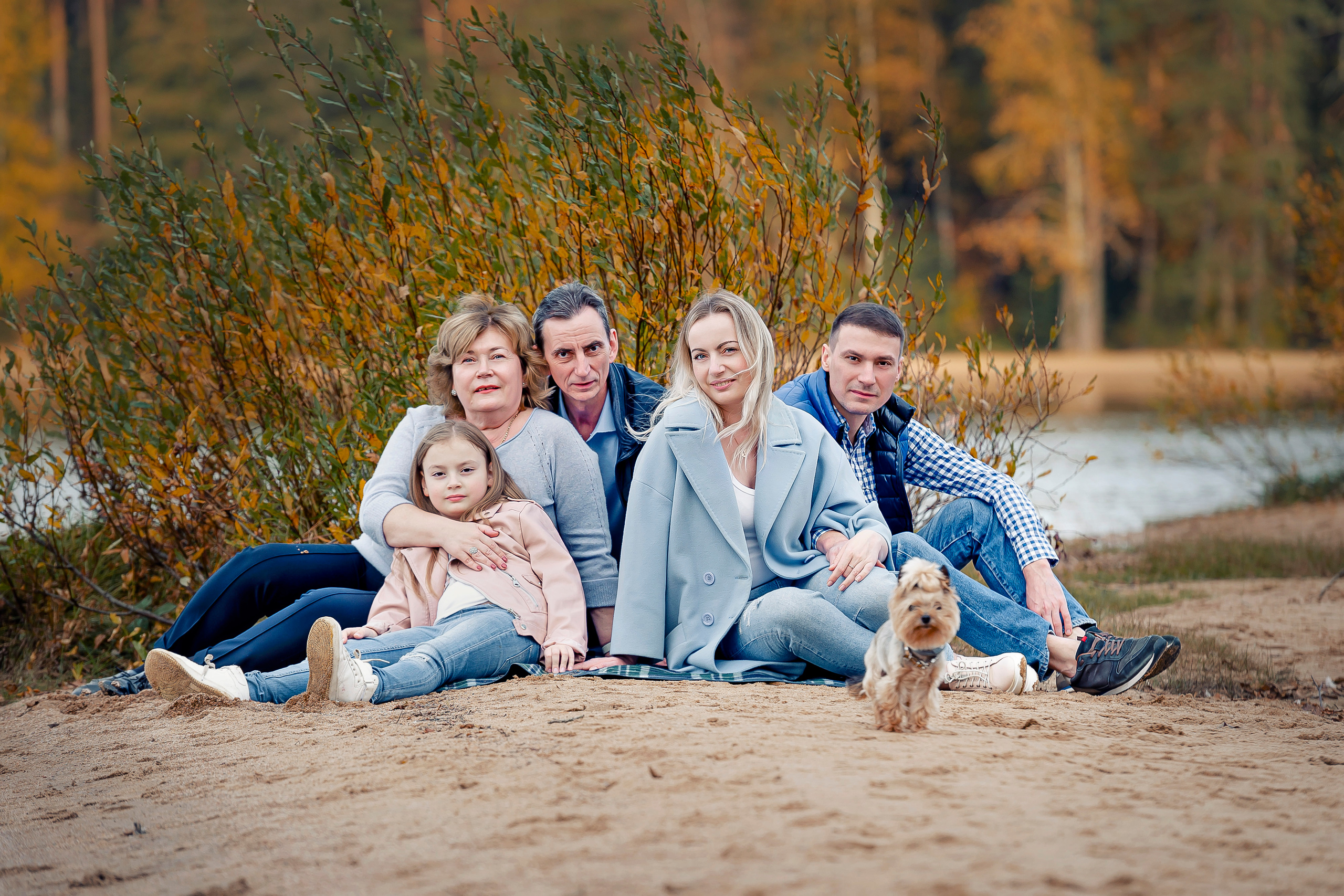 На природе