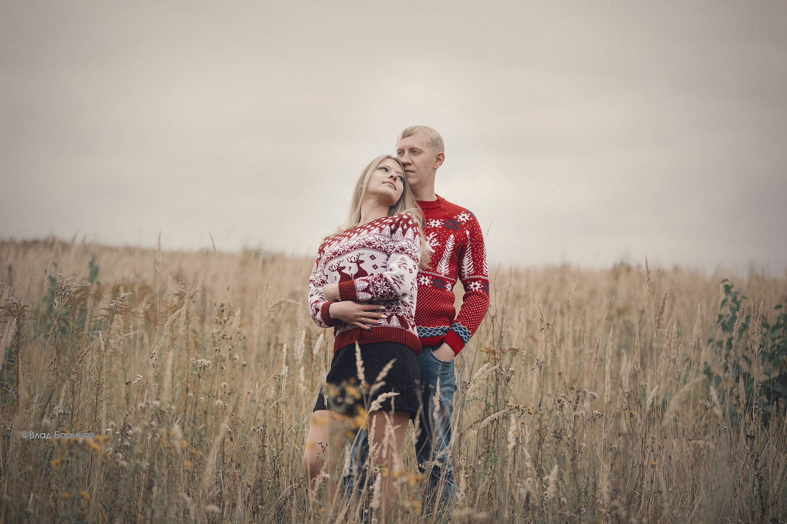 Фотосессия в поле