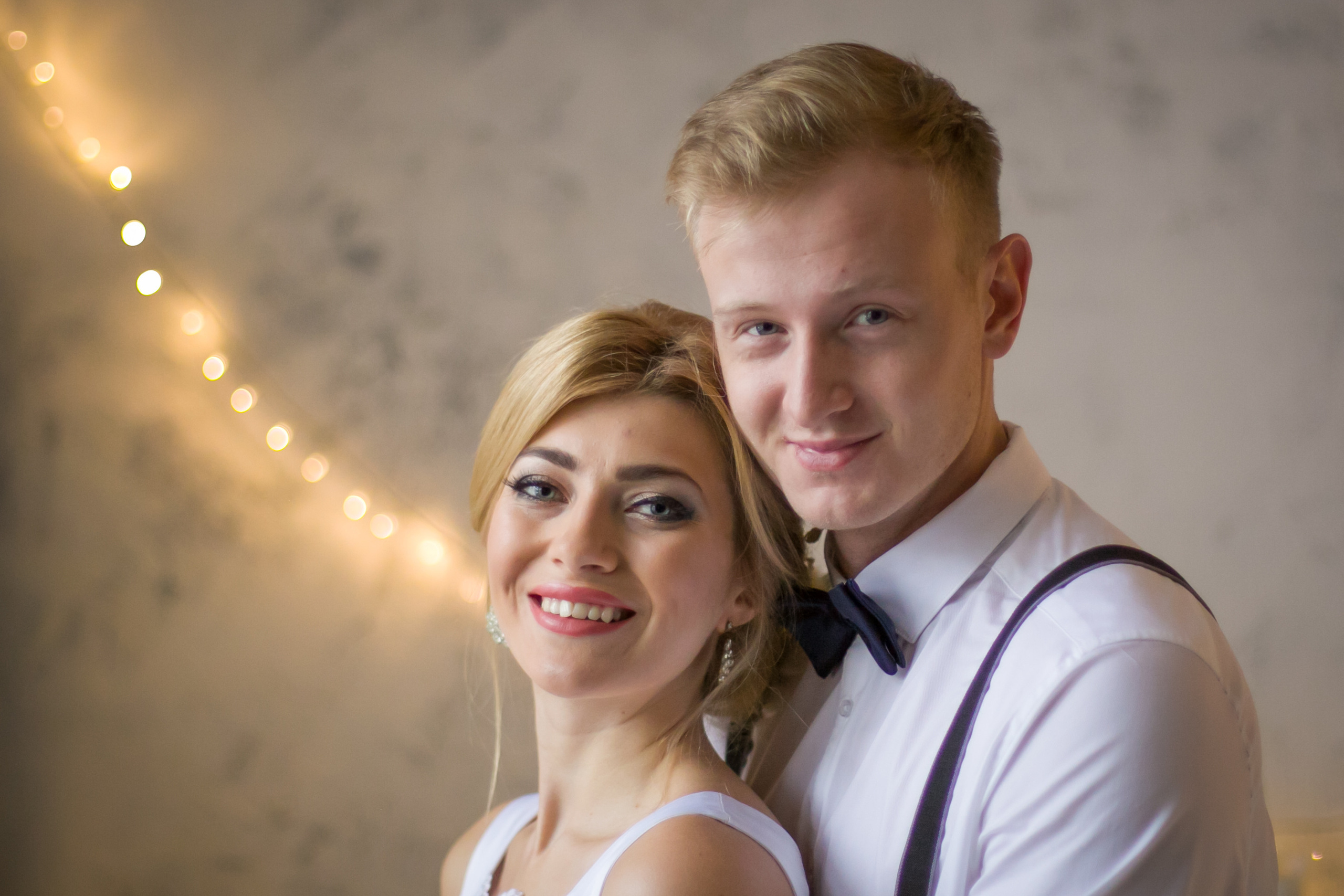 Свадебная съемка в студии