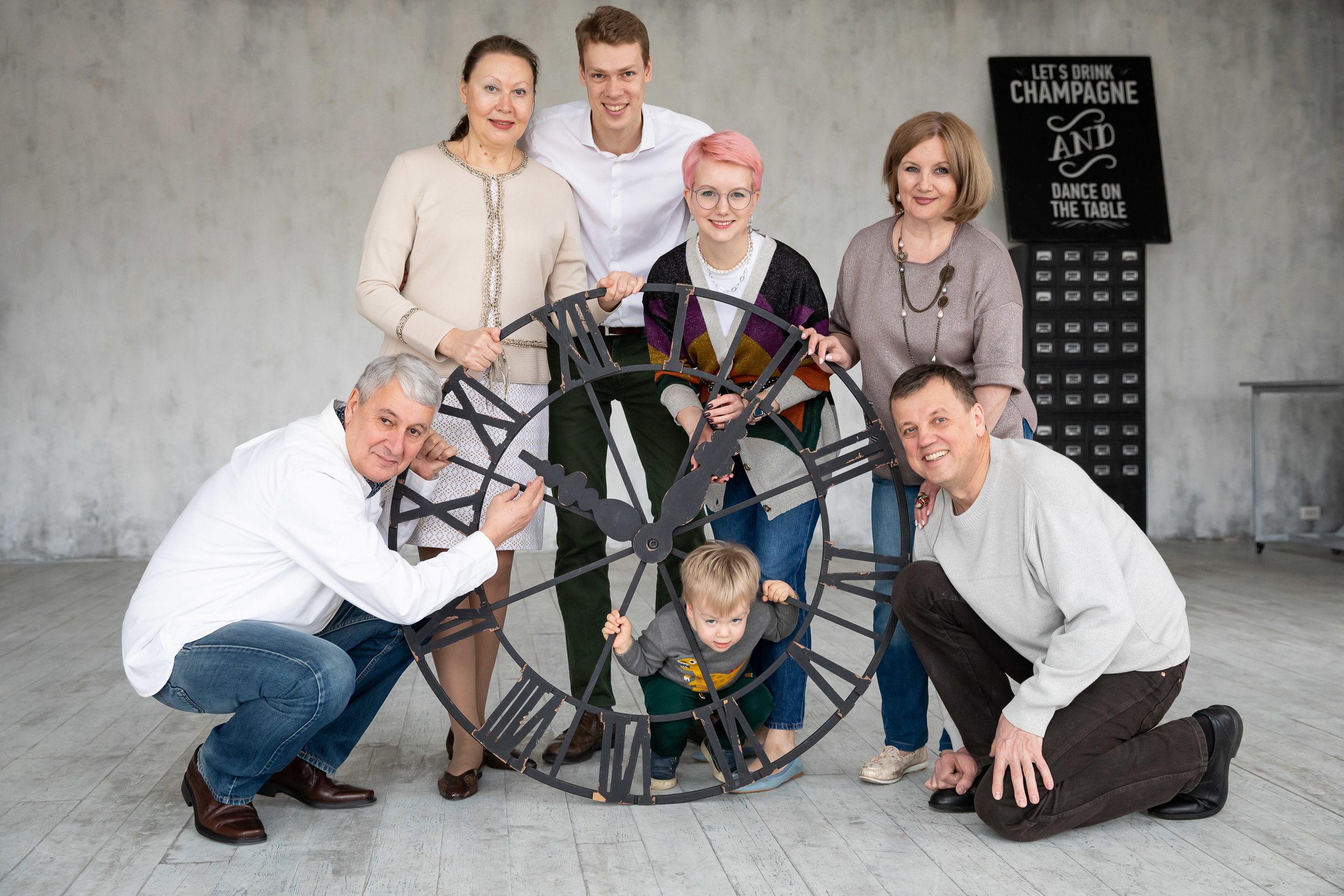 Большая семейная съемка